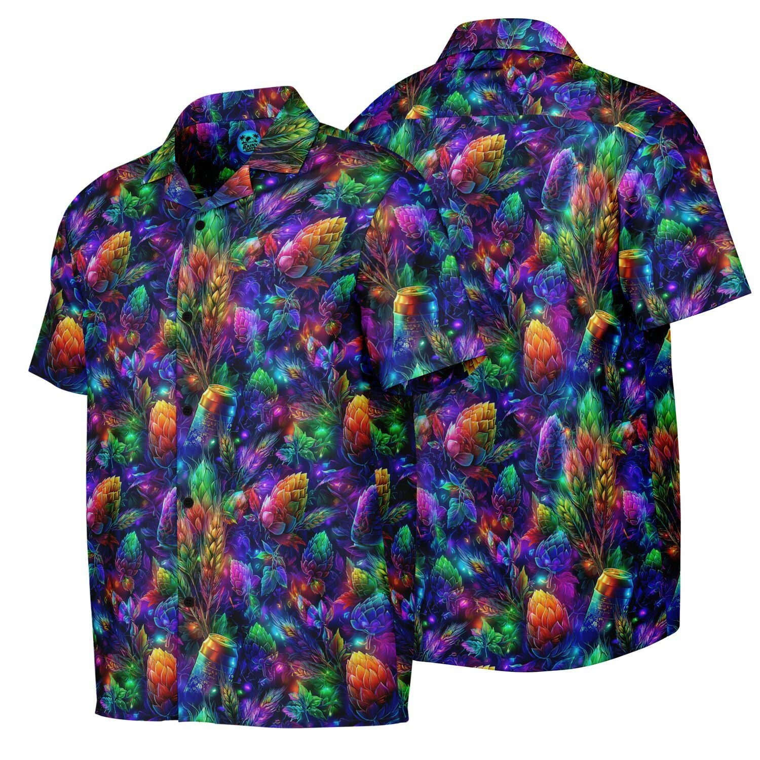 Hopnotic Haze Hawaiian Shirt (Premium Modern Fit) – No Rainy Days Co