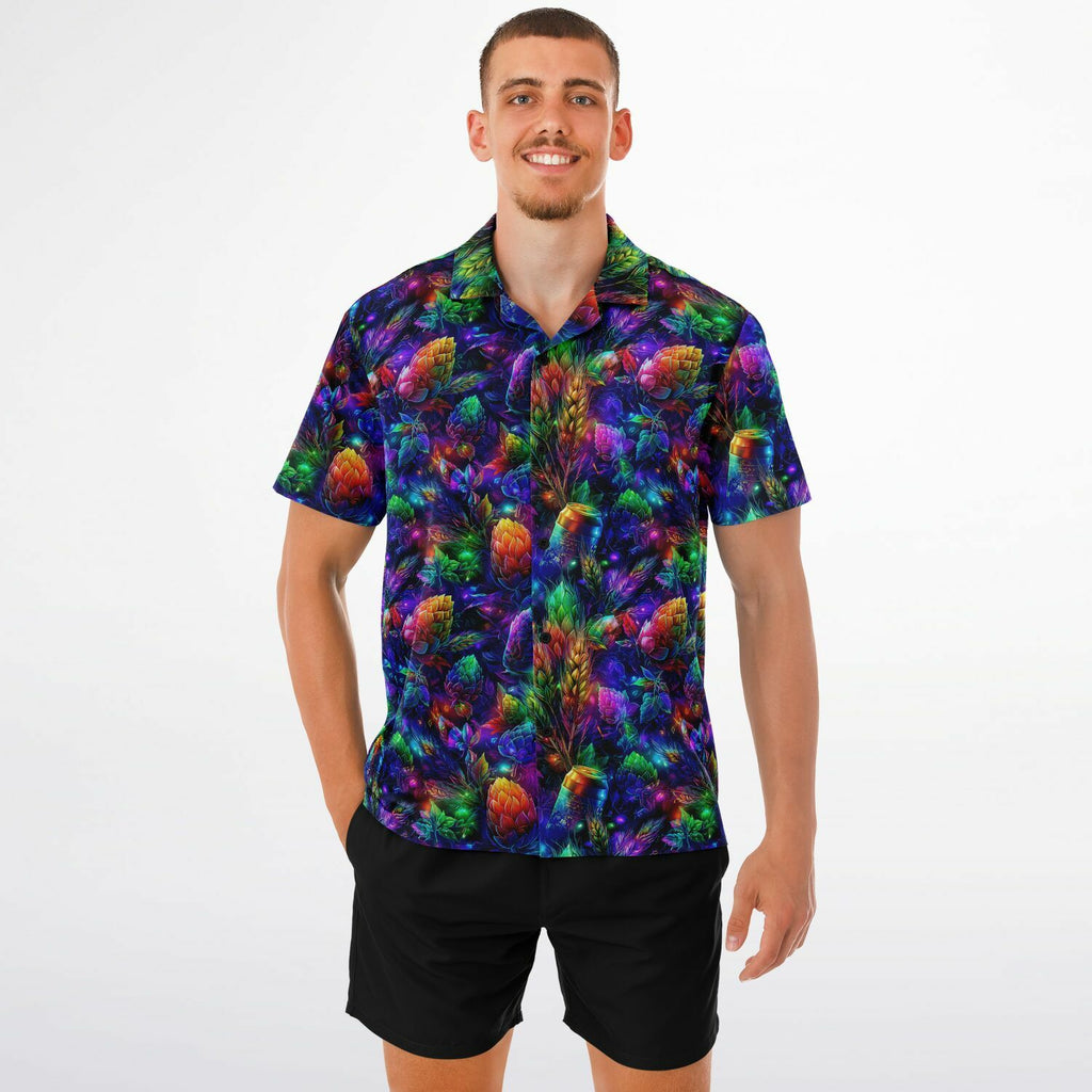 Hopnotic Haze Hawaiian Shirt (Premium Modern Fit)