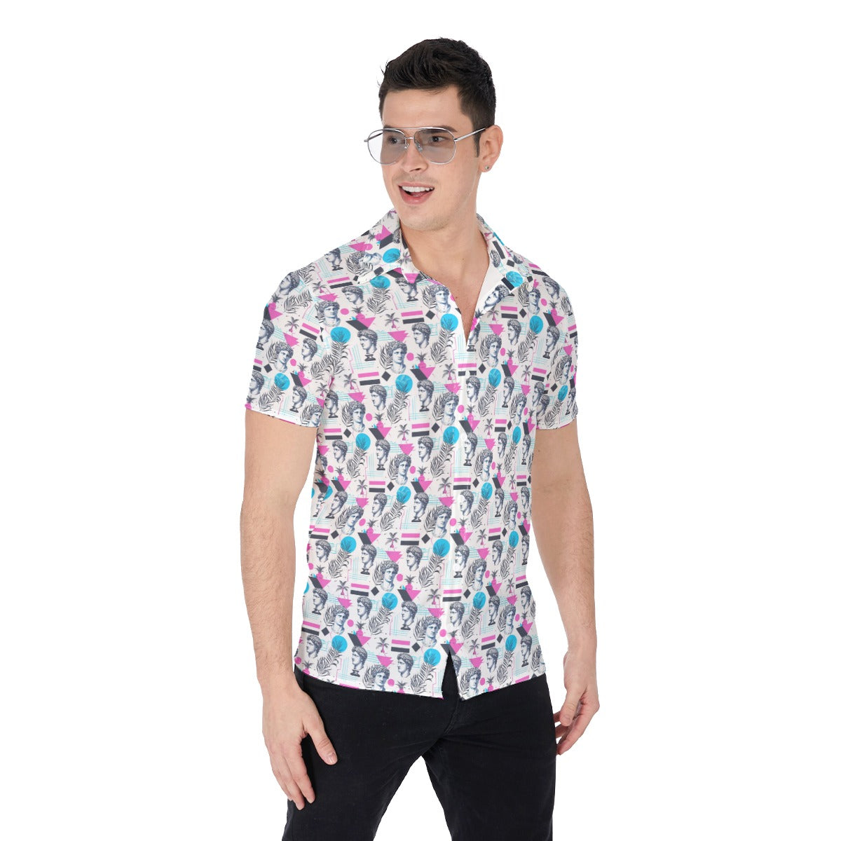 Marble Mirage Hawaiian Shirt (Resort Fit)