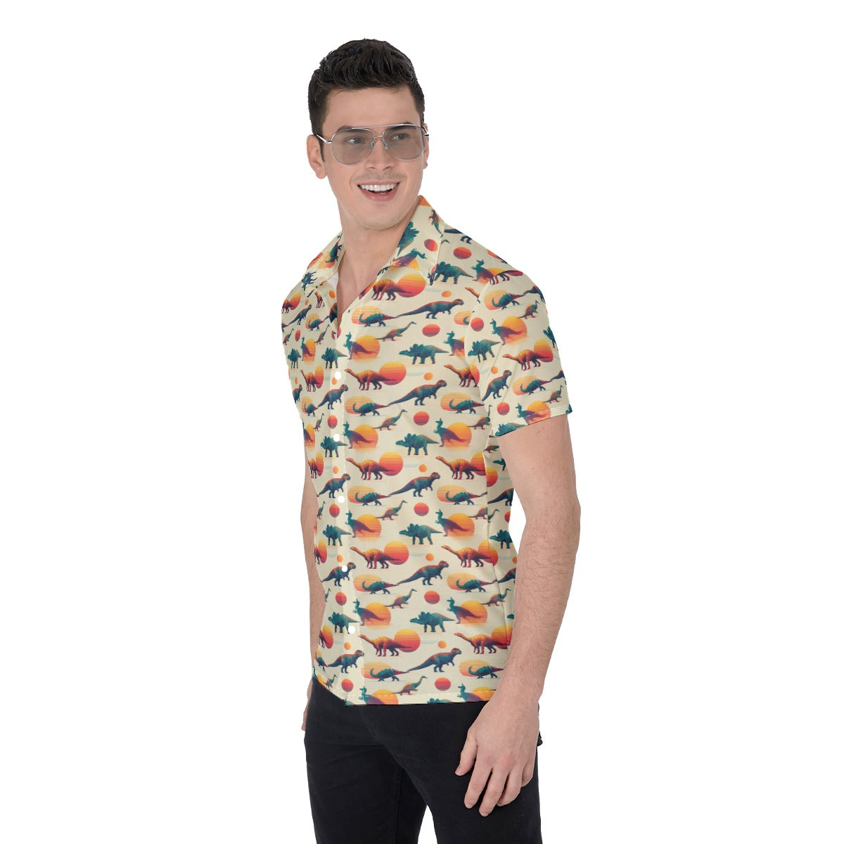 Mesozoic Mule Hawaiian Shirt (Resort Fit)