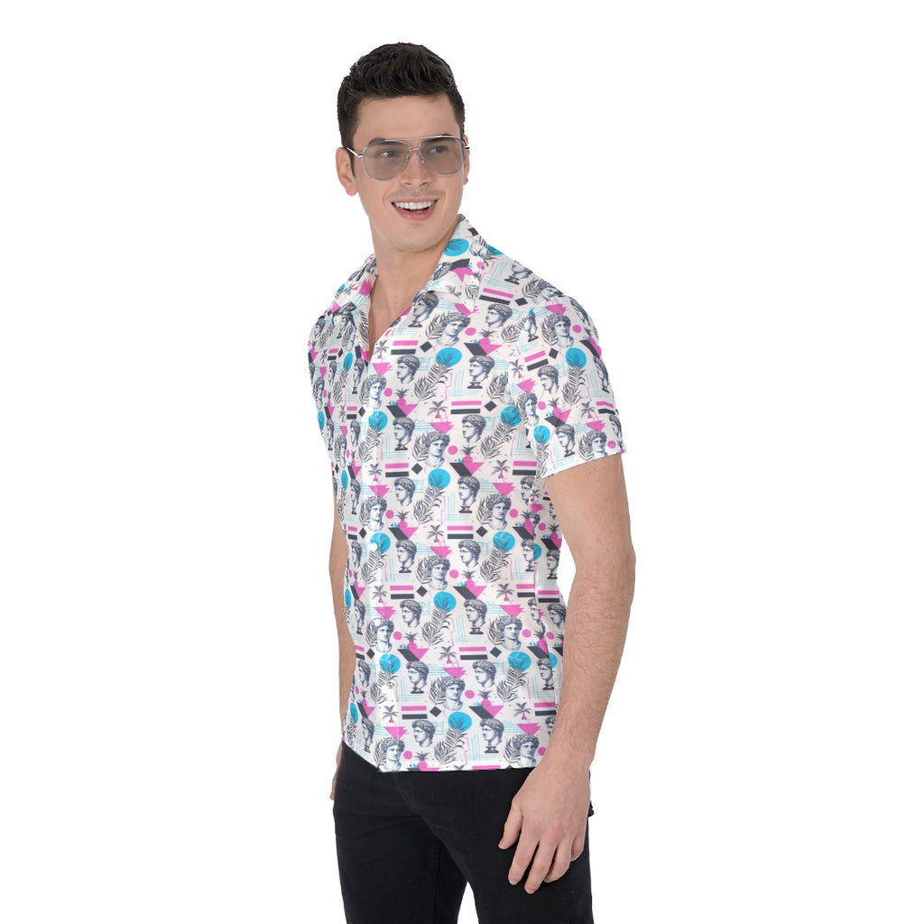 Marble Mirage Hawaiian Shirt (Resort Fit)