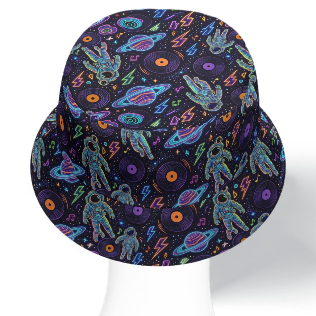 Double Space Man Reversible Bucket Hat