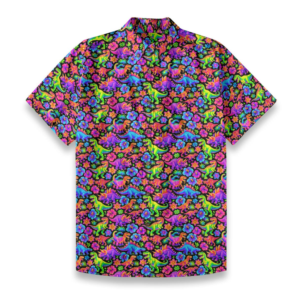 Dino Time Cotton Hawaiian Shirt