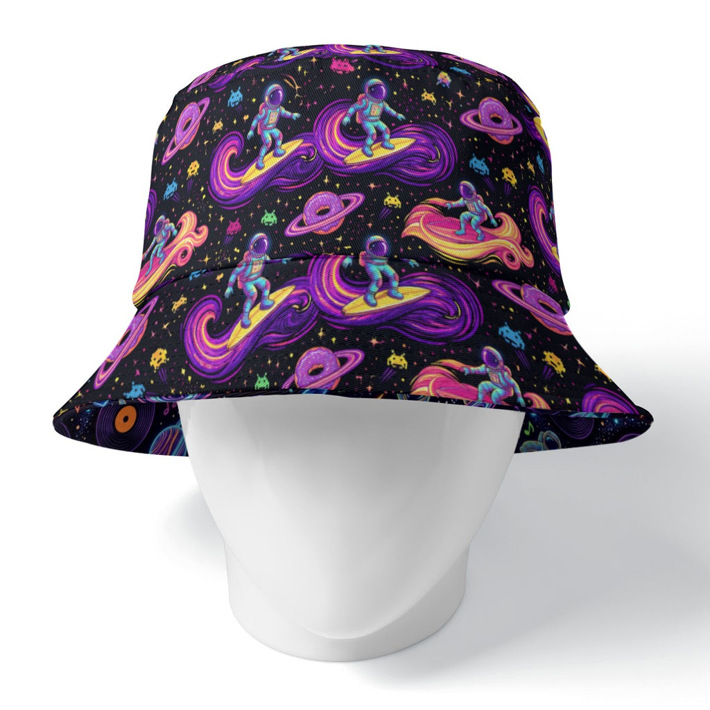 Double Space Man Reversible Bucket Hat