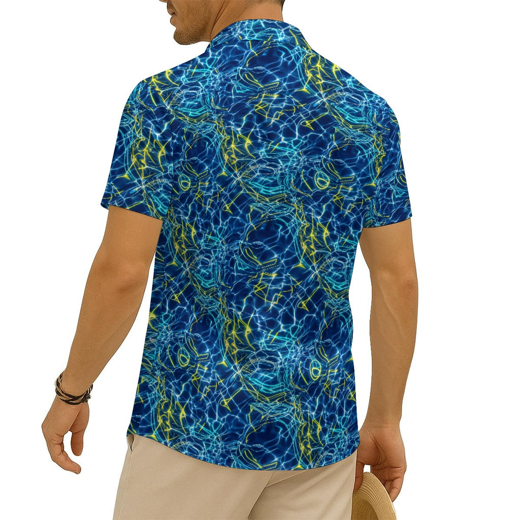 Afterglow Poolside Hawaiian Shirt (Classic Silk-Finish)