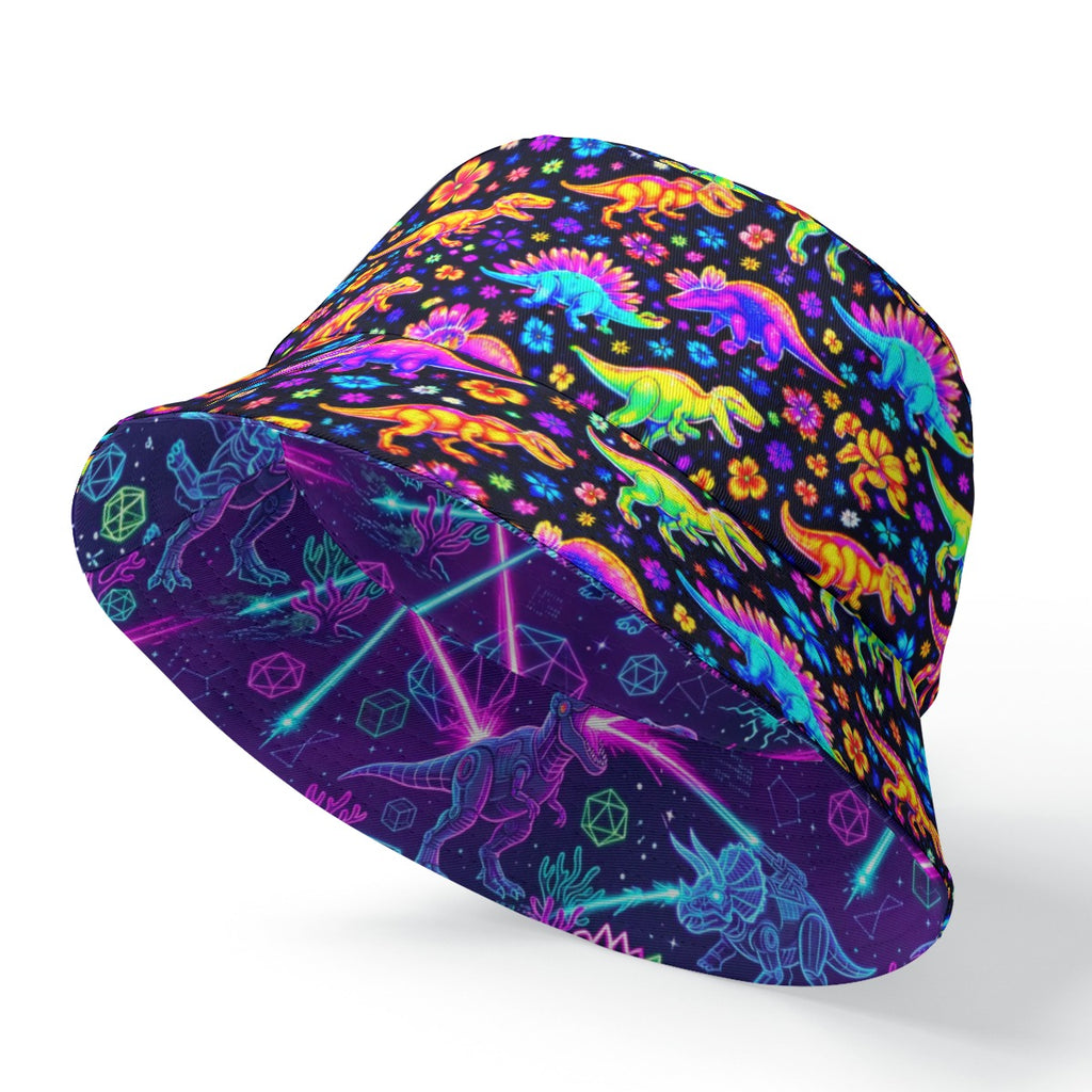 Double Dino Reversible Bucket Hat