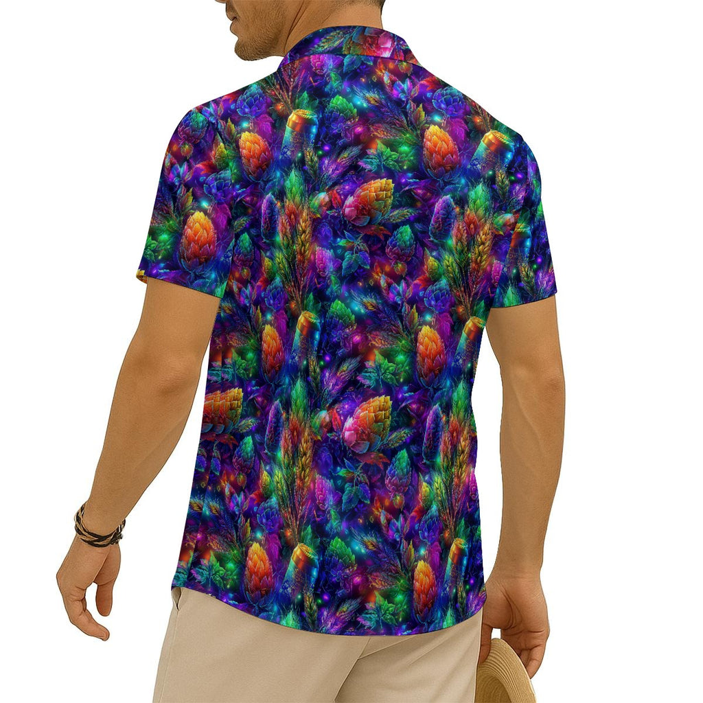 Hopnotic Haze Hawaiian Shirt (Classic Silk-Finish)
