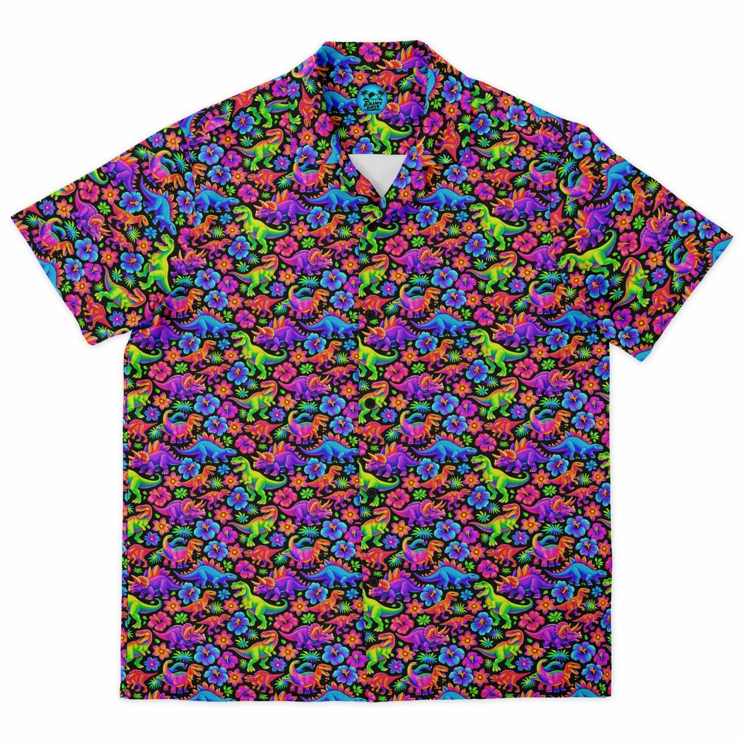 Dino Time Hawaiian Shirt (Premium Modern Fit)