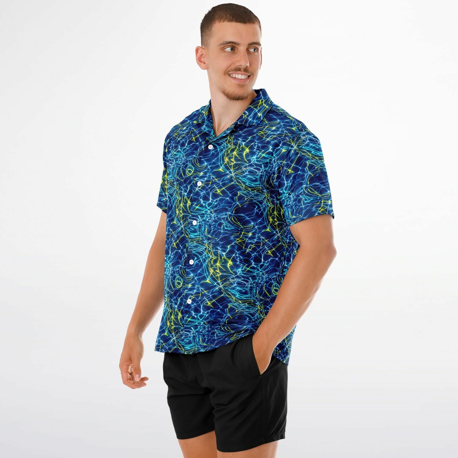 Afterglow Poolside Hawaiian Shirt (Premium Modern Fit)