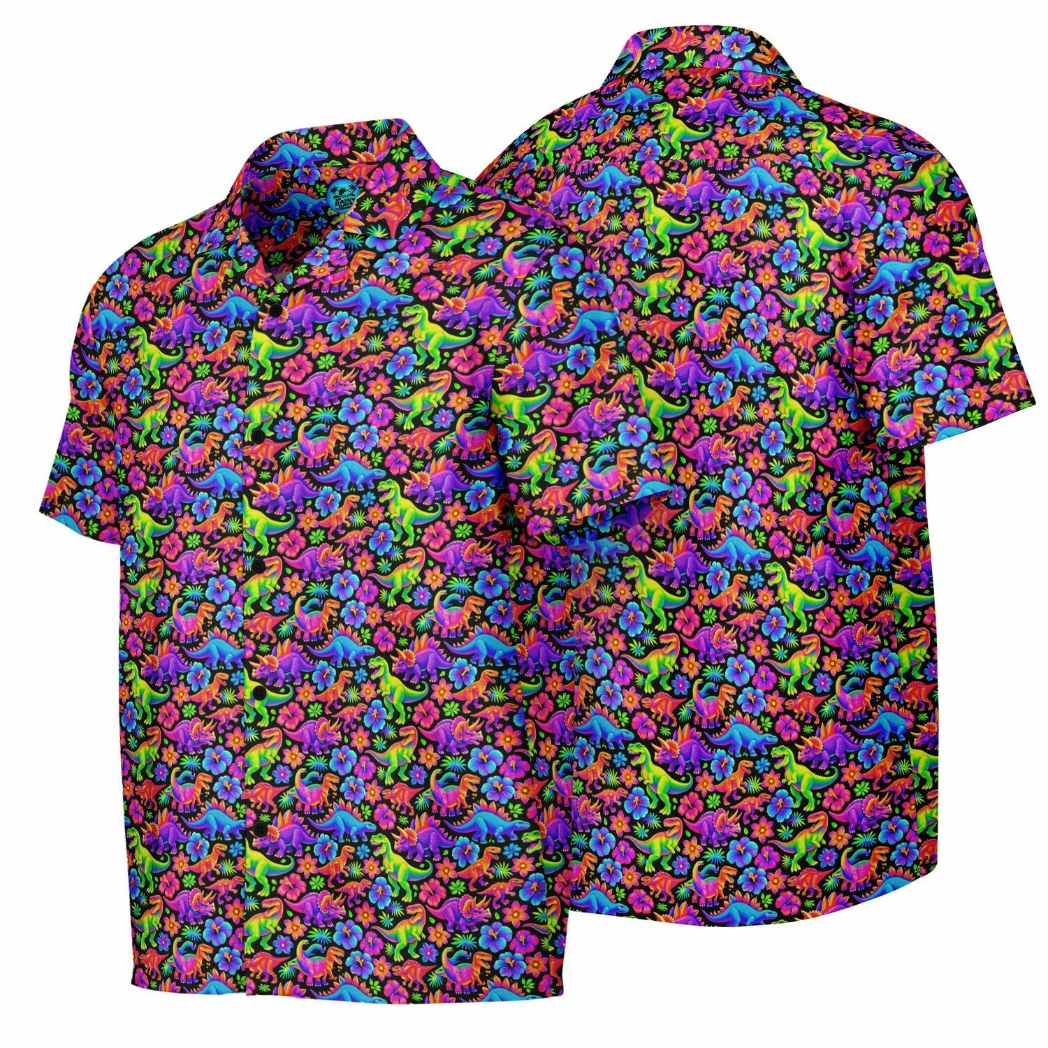 Dino Time Hawaiian Shirt (Premium Modern Fit)