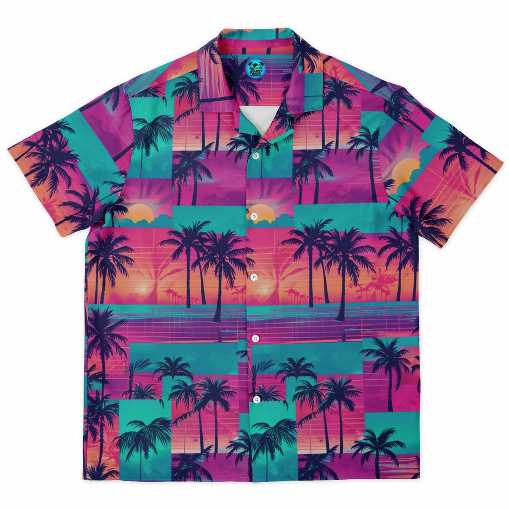 The Vapor-Wave Hawaiian Shirt (Premium Modern Fit)