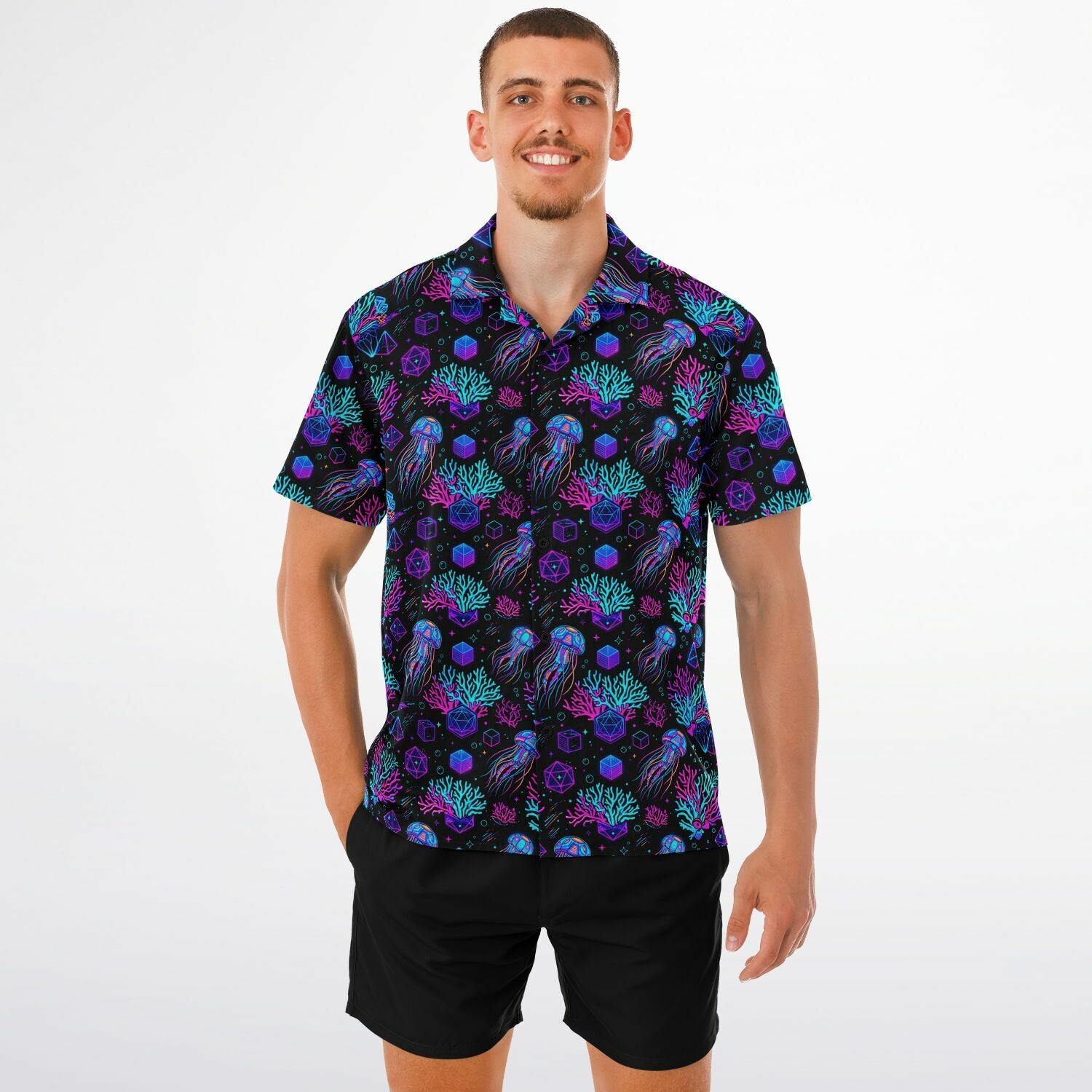 Jellybot Hawaiian Shirt (Premium Modern Fit)