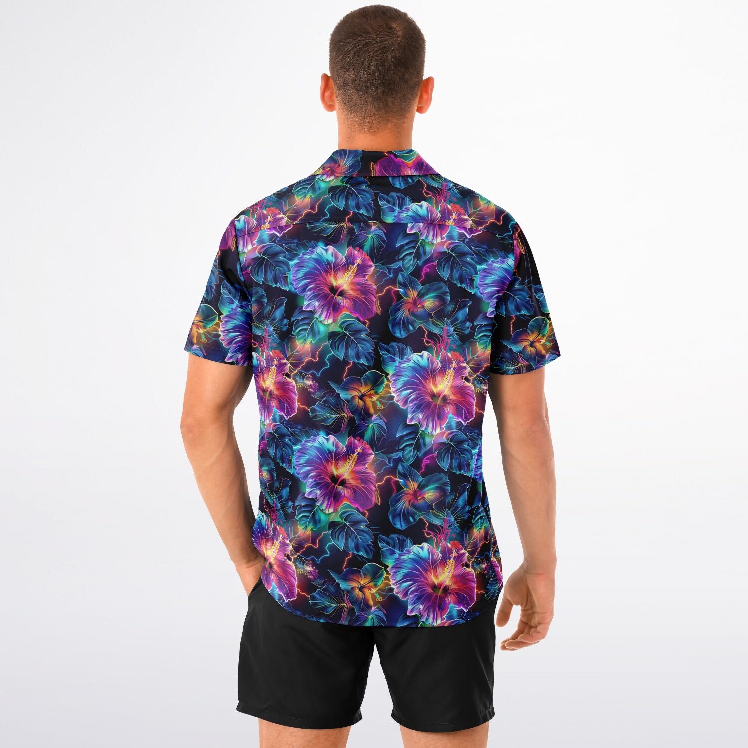 Hibiscus Bloom Hawaiian Shirt (Premium Modern Fit)
