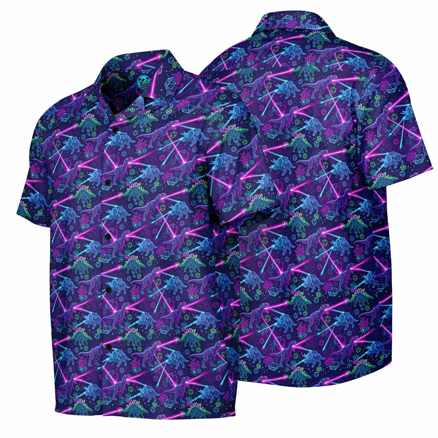 Jurassic Jolt Hawaiian Shirt (Premium Modern Fit)