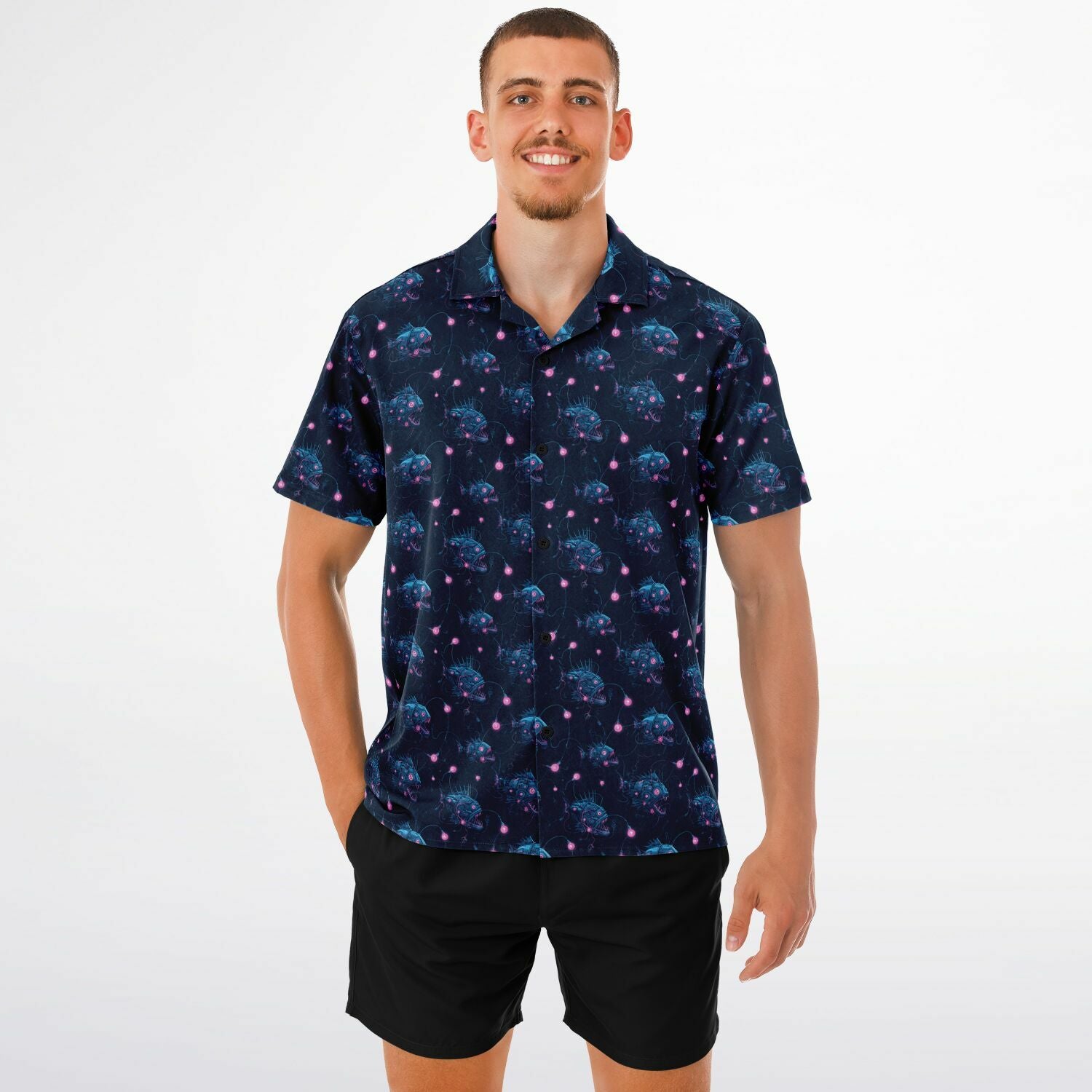 Electric Angler 2 Hawaiian Shirt (Premium Modern Fit)