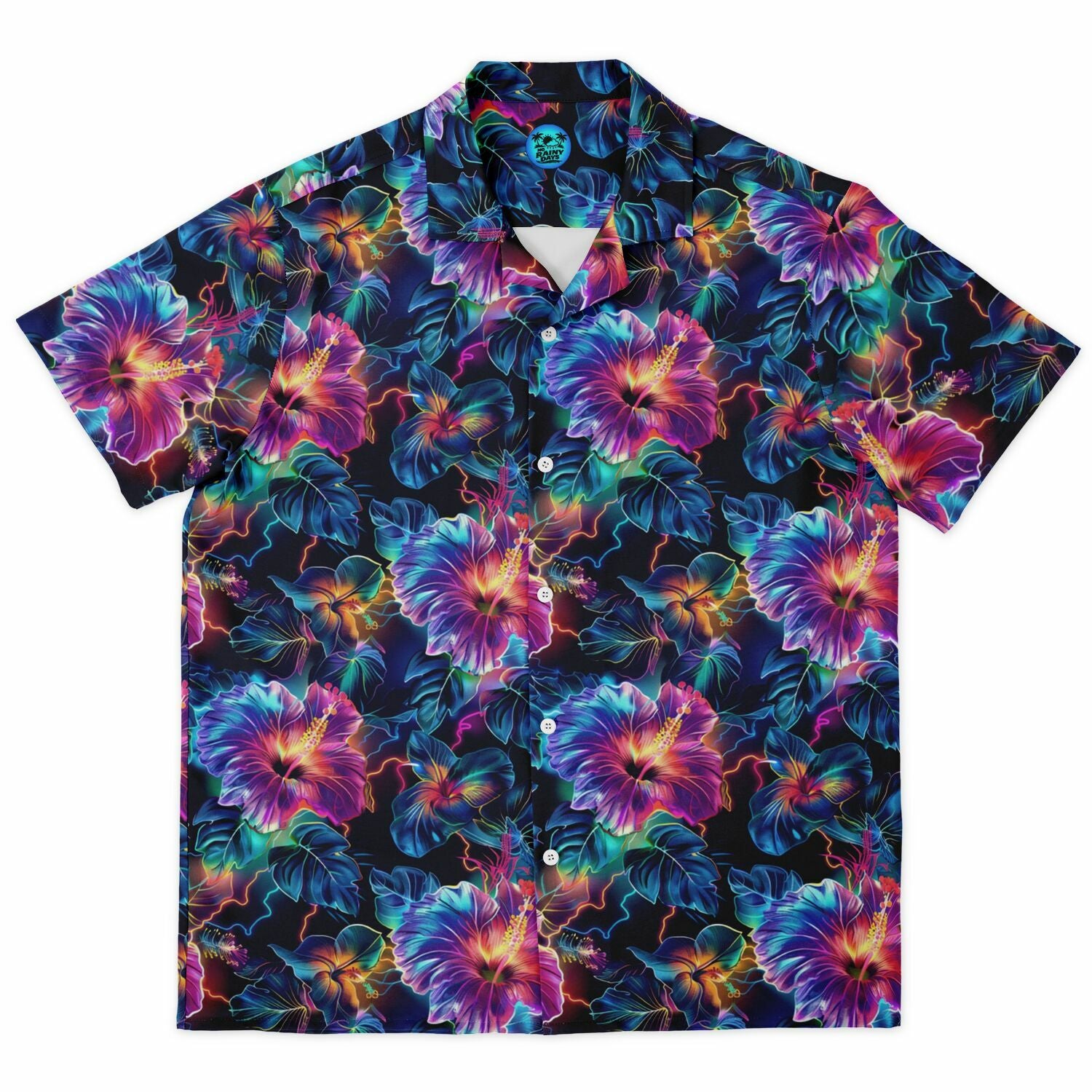 Hibiscus Bloom Hawaiian Shirt (Premium Modern Fit)