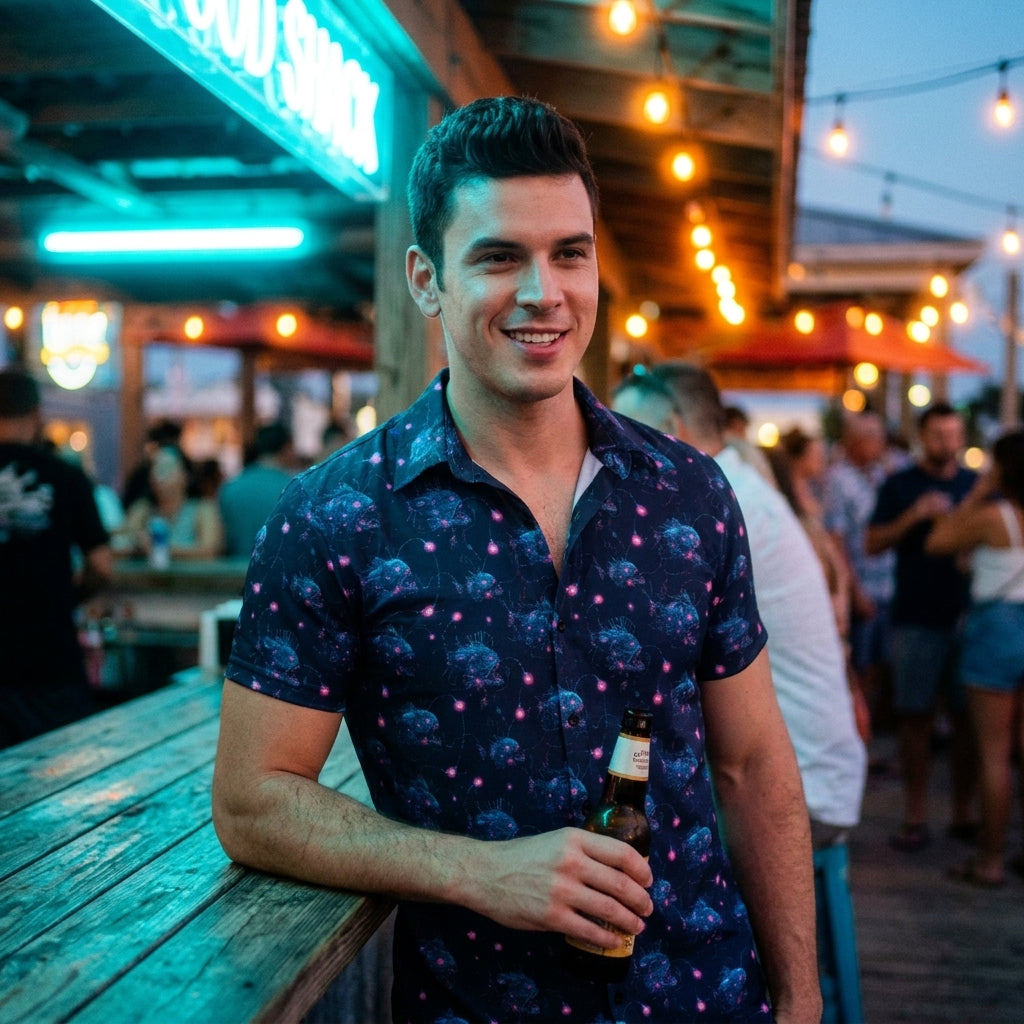 Electric Angler 2 Hawaiian Shirt (Resort Fit)
