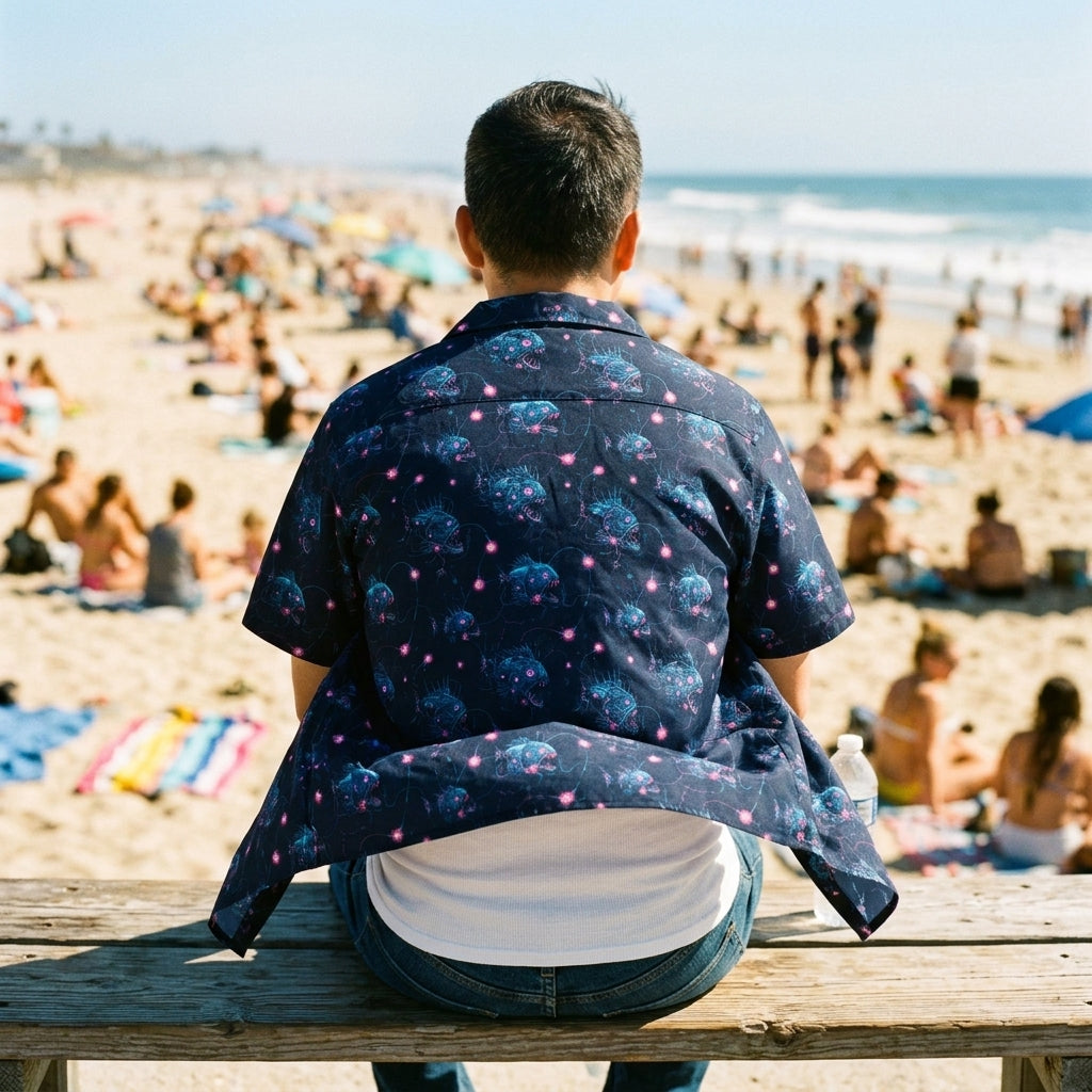 Electric Angler 2 Hawaiian Shirt (Premium Modern Fit)