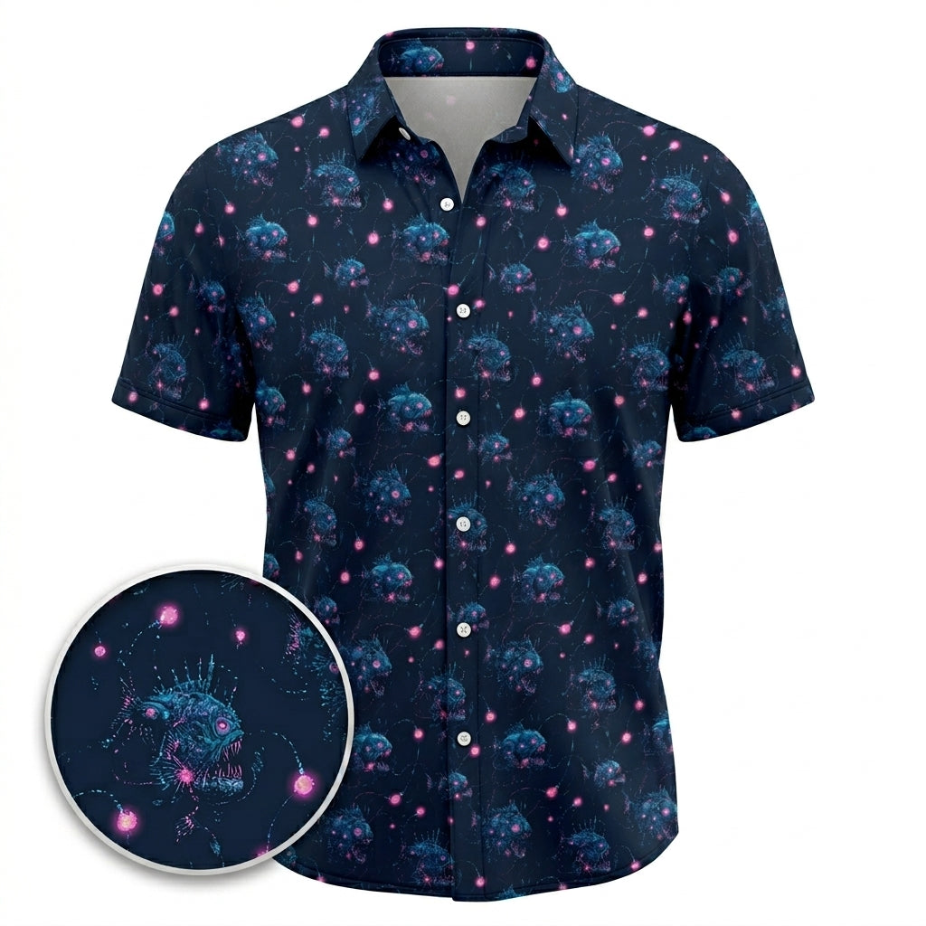 Electric Angler 2 Hawaiian Shirt (Classic Silk-Finish)