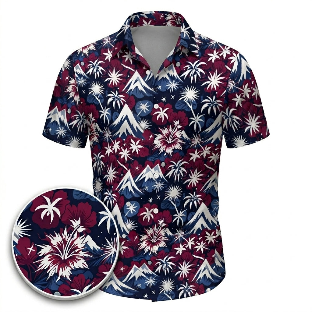 Top Shelf Altitude Hawaiian Shirt (Classic Silk-Finish)
