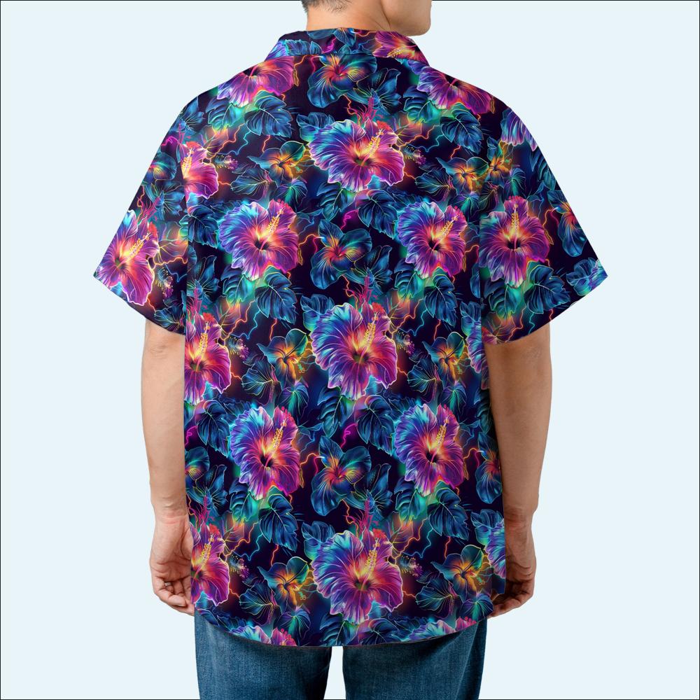 Hibiscus Bloom Hawaiian Shirt (Oversized Classic)