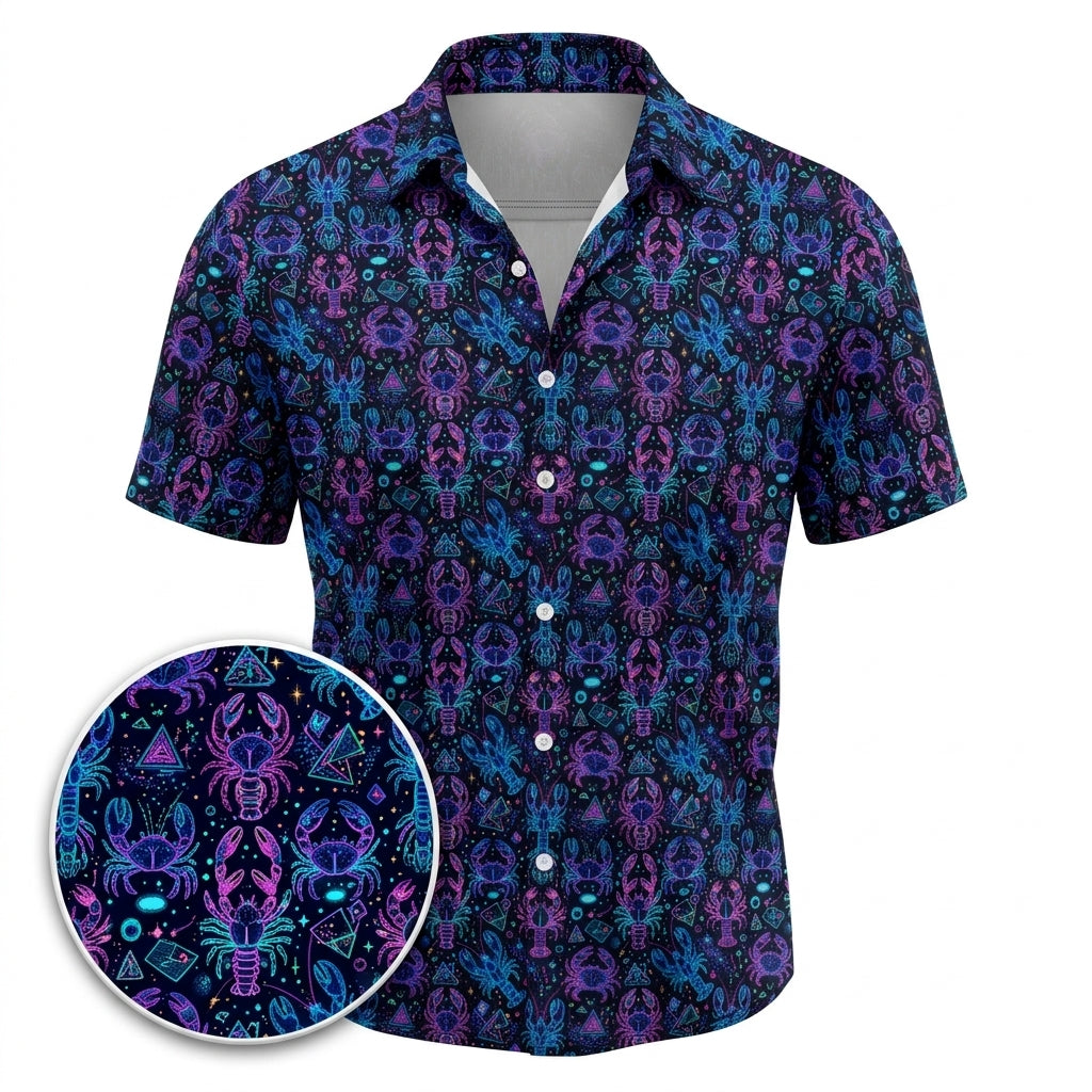 Bottom Feeder Hawaiian Shirt (Classic Silk-Finish)