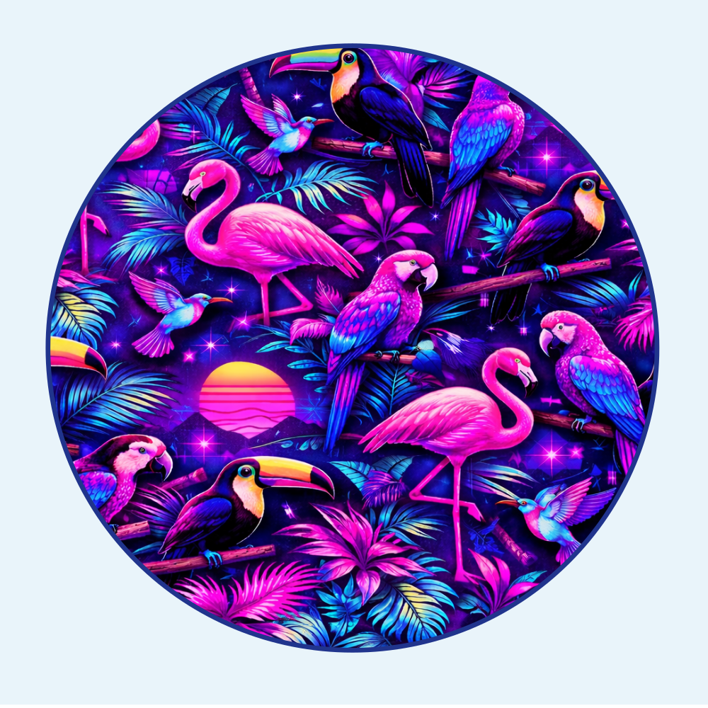 Flamingo Fade Hawaiian Shirt (Oversized Classic)