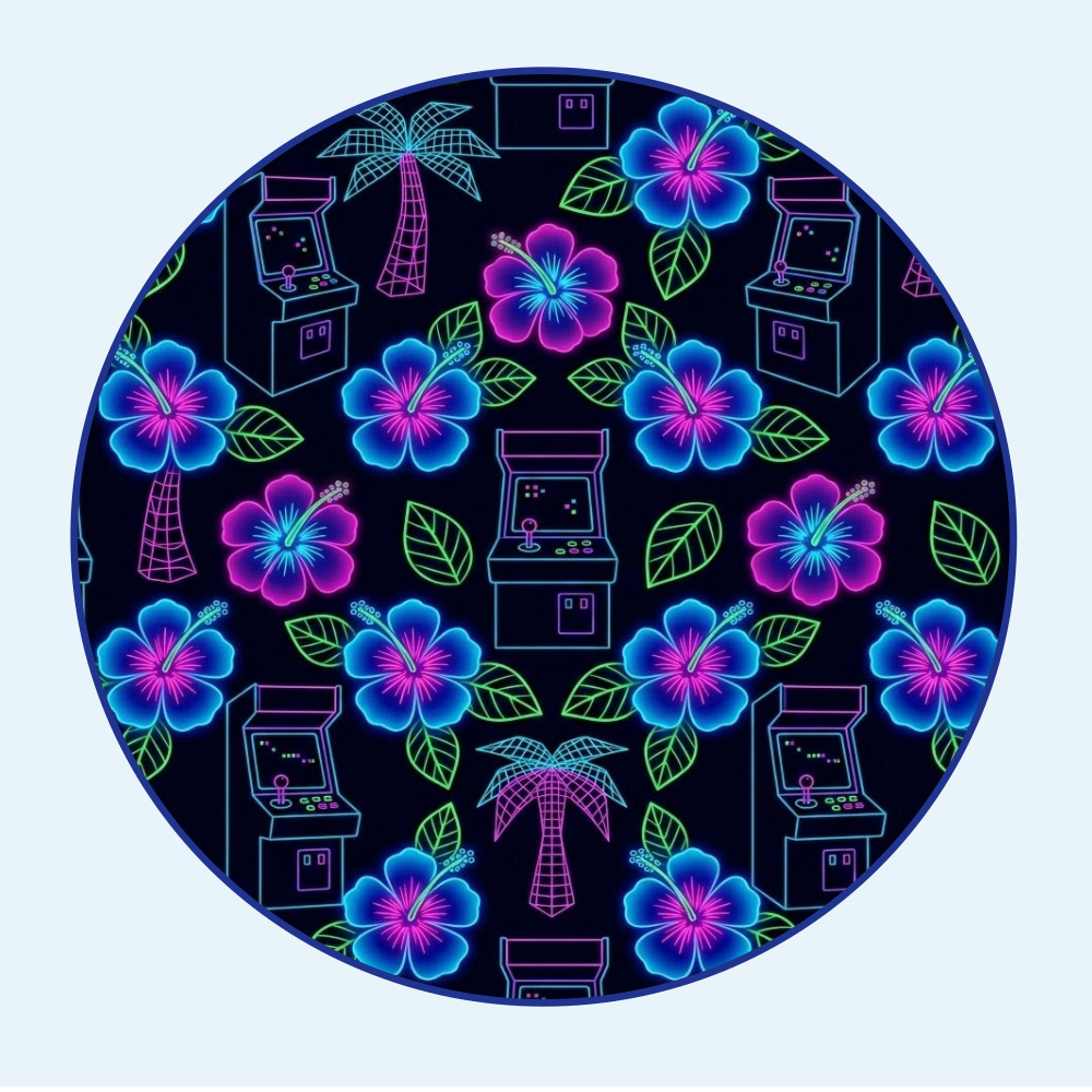High Score Hibiscus Hawaiian Shirt (Oversized Classic)