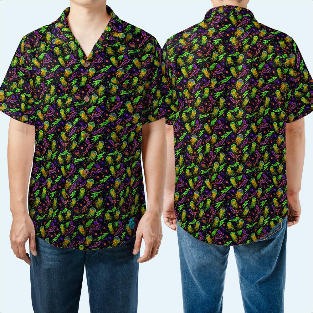 Electric Abyss Hawaiian Shirt (Oversized Classic)