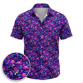 Flamingo Fade Hawaiian Shirt (Classic Silk-Finish)