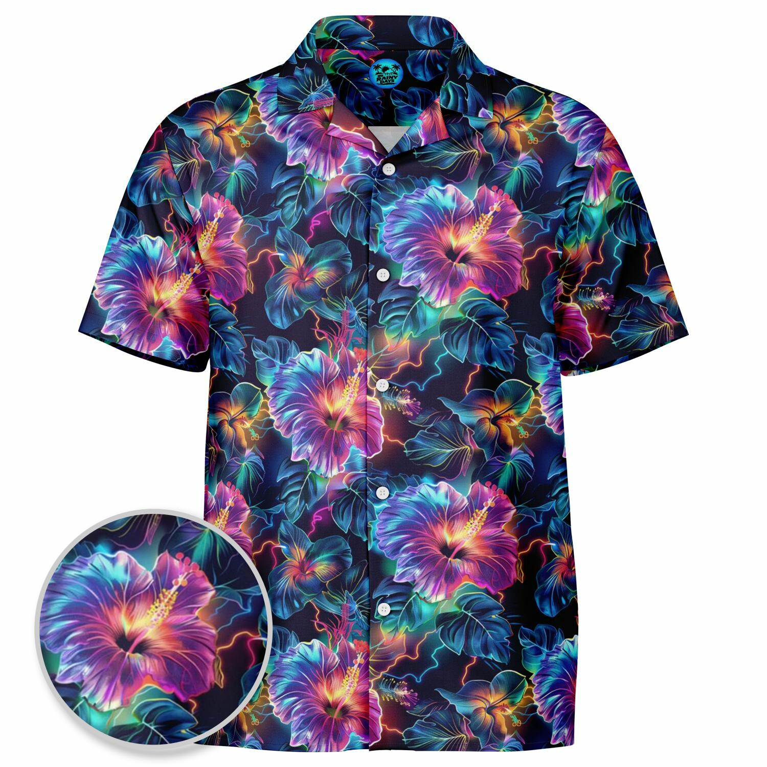 Hibiscus Bloom Hawaiian Shirt (Premium Modern Fit)