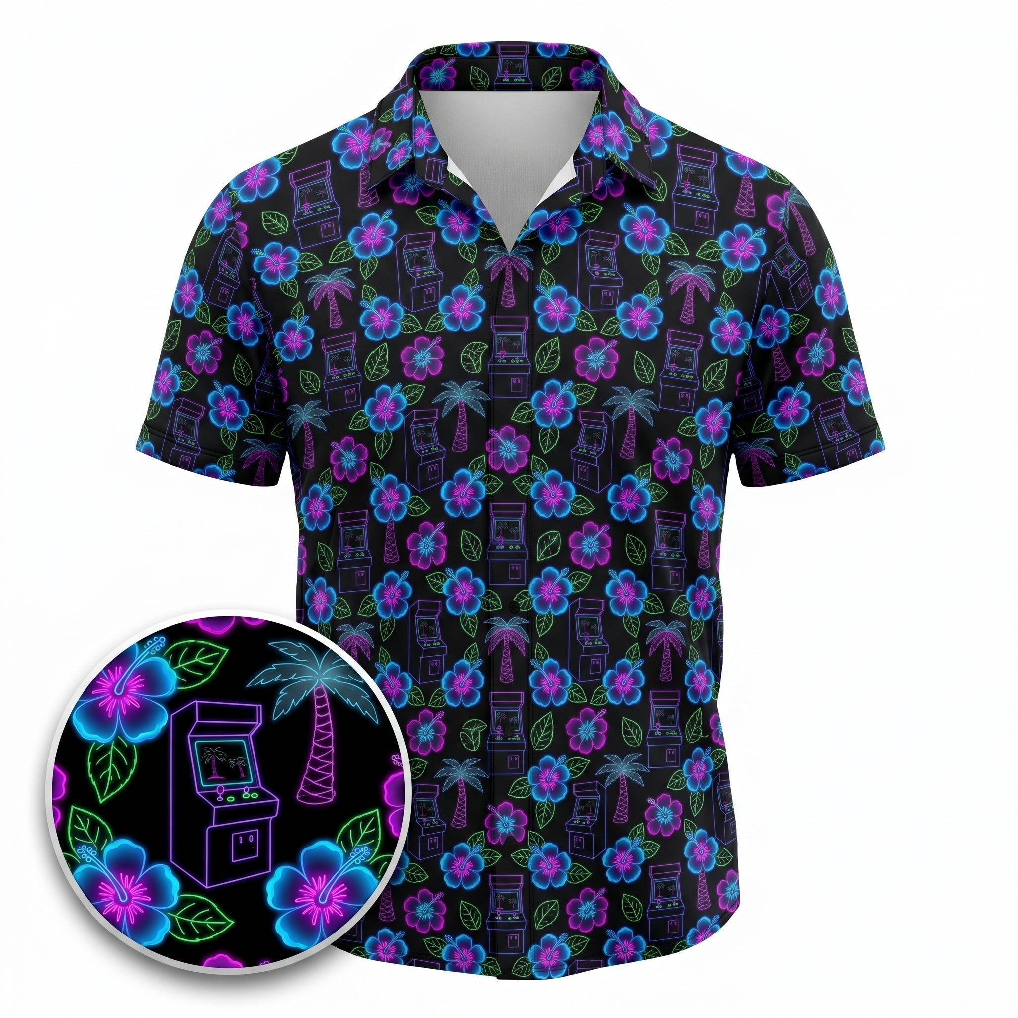 High Score Hibiscus Hawaiian Shirt (Resort Fit)