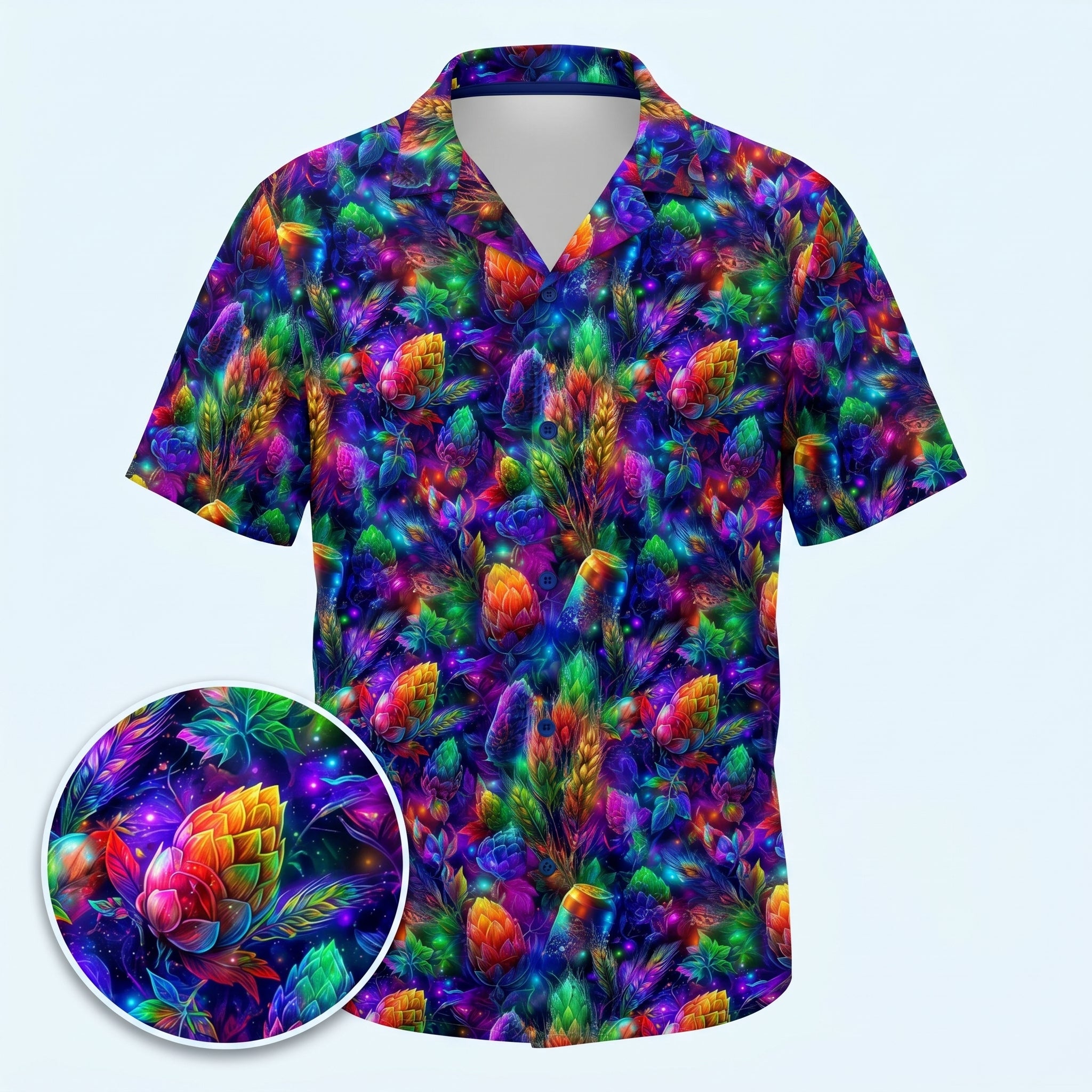 Hopnotic Haze Hawaiian Shirt (Oversized Classic)