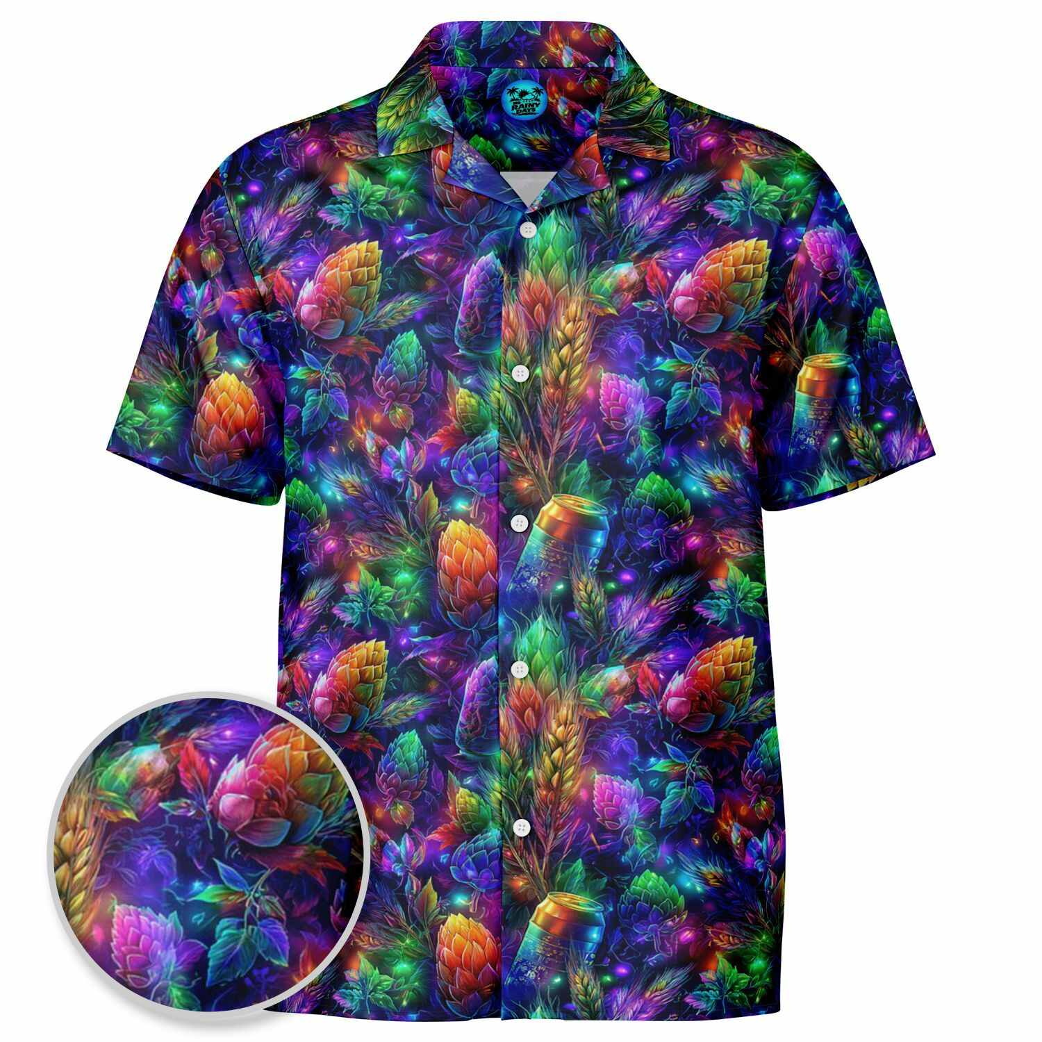 Hopnotic Haze Hawaiian Shirt (Premium Modern Fit)