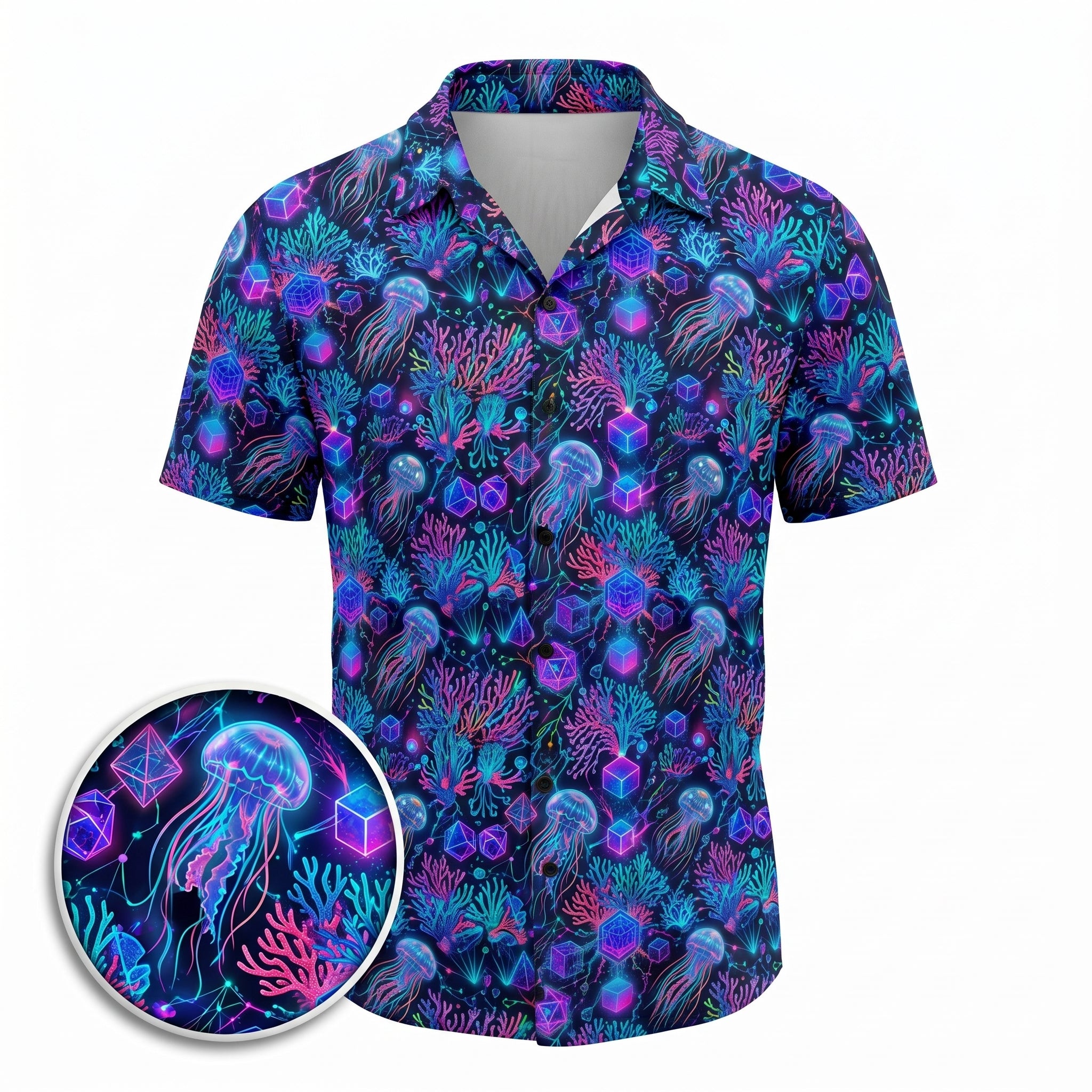 Jellybot Hawaiian Shirt (Classic Silk-Finish)
