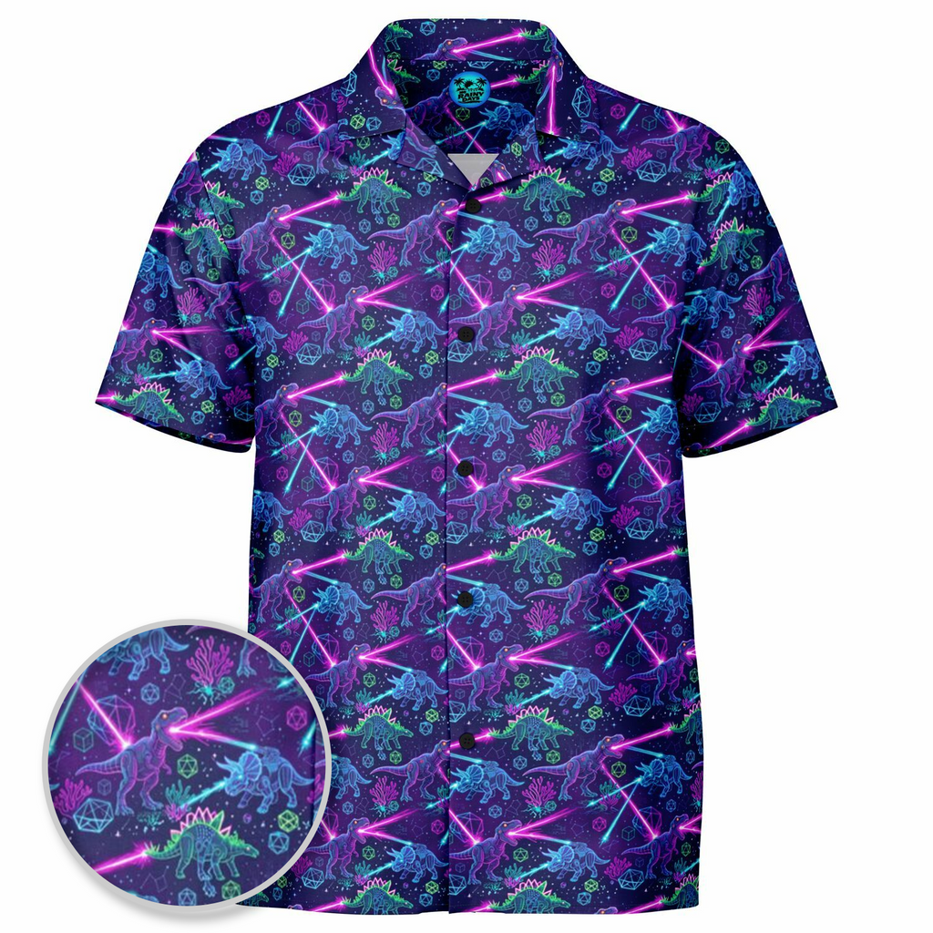 Jurassic Jolt Hawaiian Shirt (Premium Modern Fit)