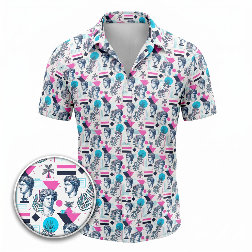 Marble Mirage Hawaiian Shirt (Resort Fit)