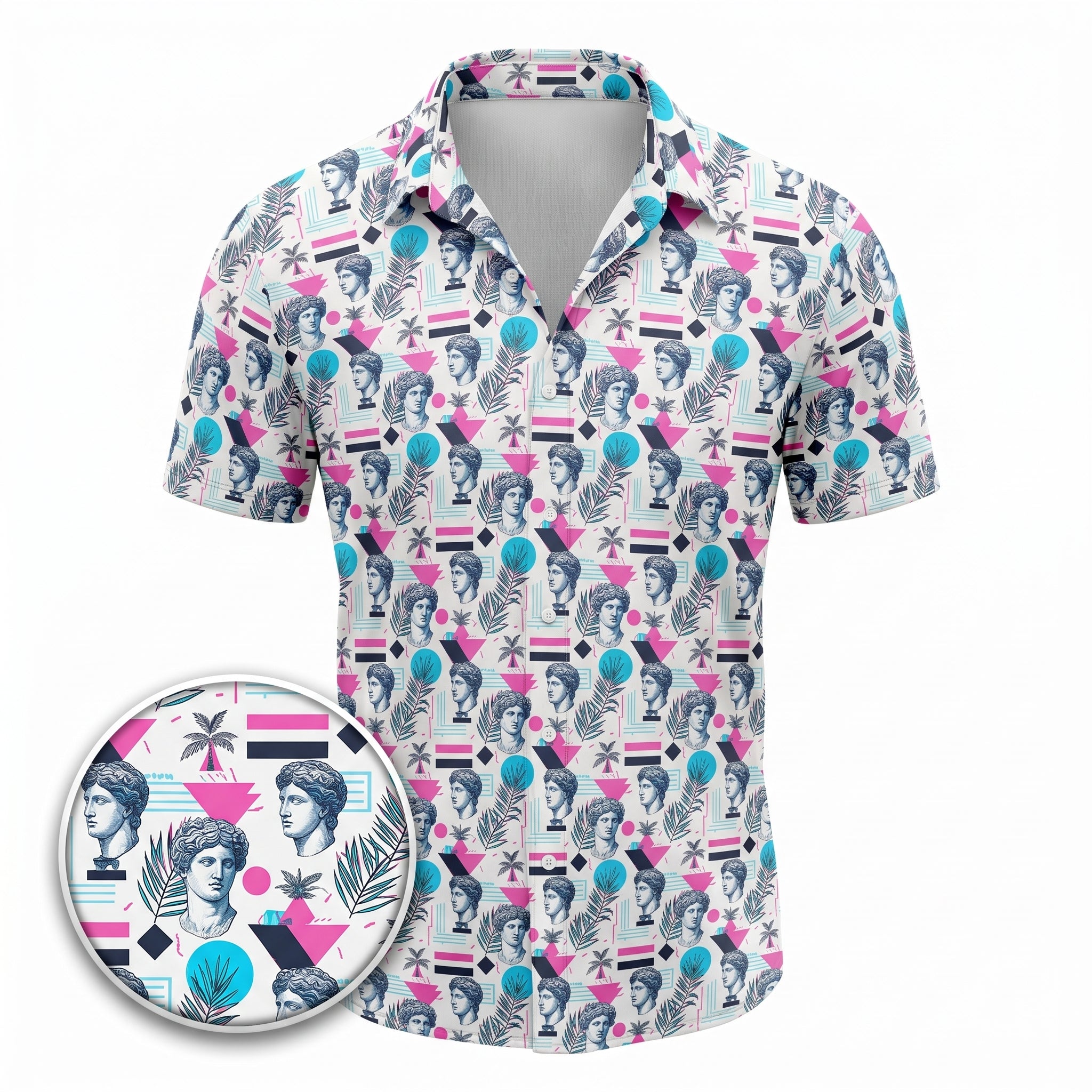 Marble Mirage Hawaiian Shirt (Resort Fit)