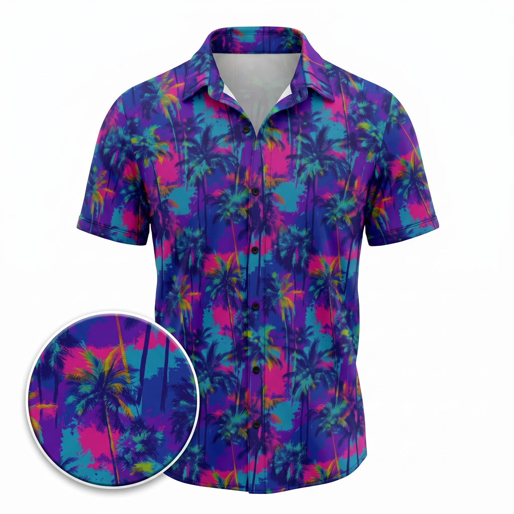 Miami Meltdown Hawaiian Shirt (Resort Fit)