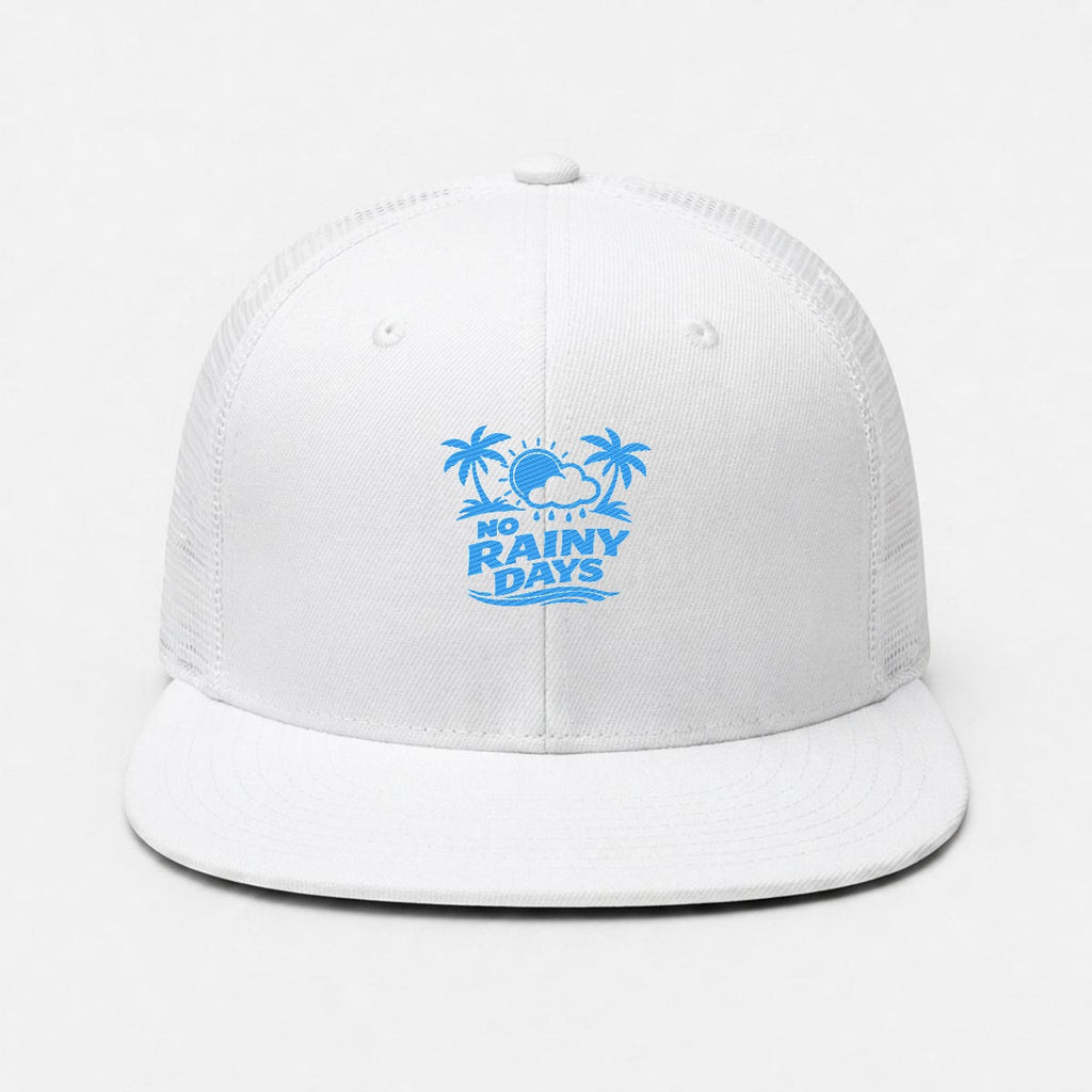 No Rainy Days Embroidered Trucker Hat