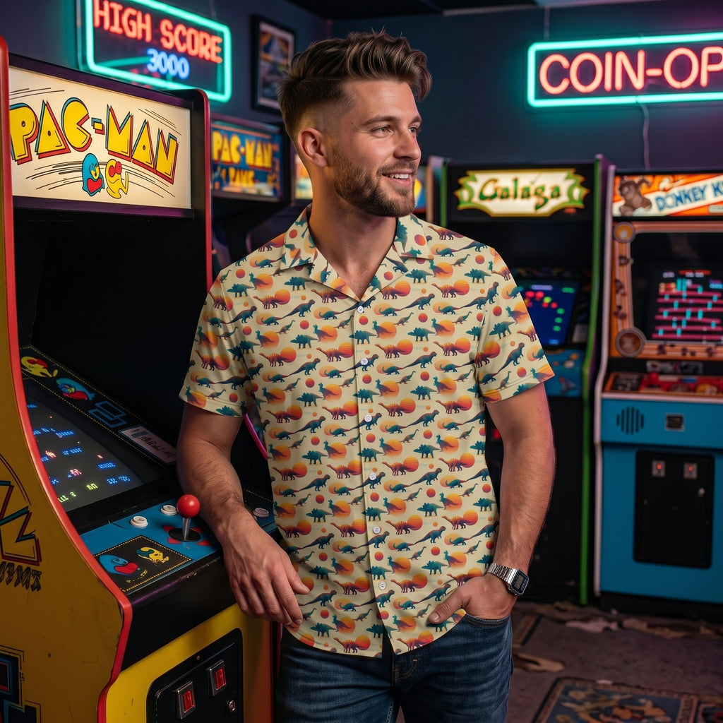 Mesozoic Mule Hawaiian Shirt (Resort Fit)
