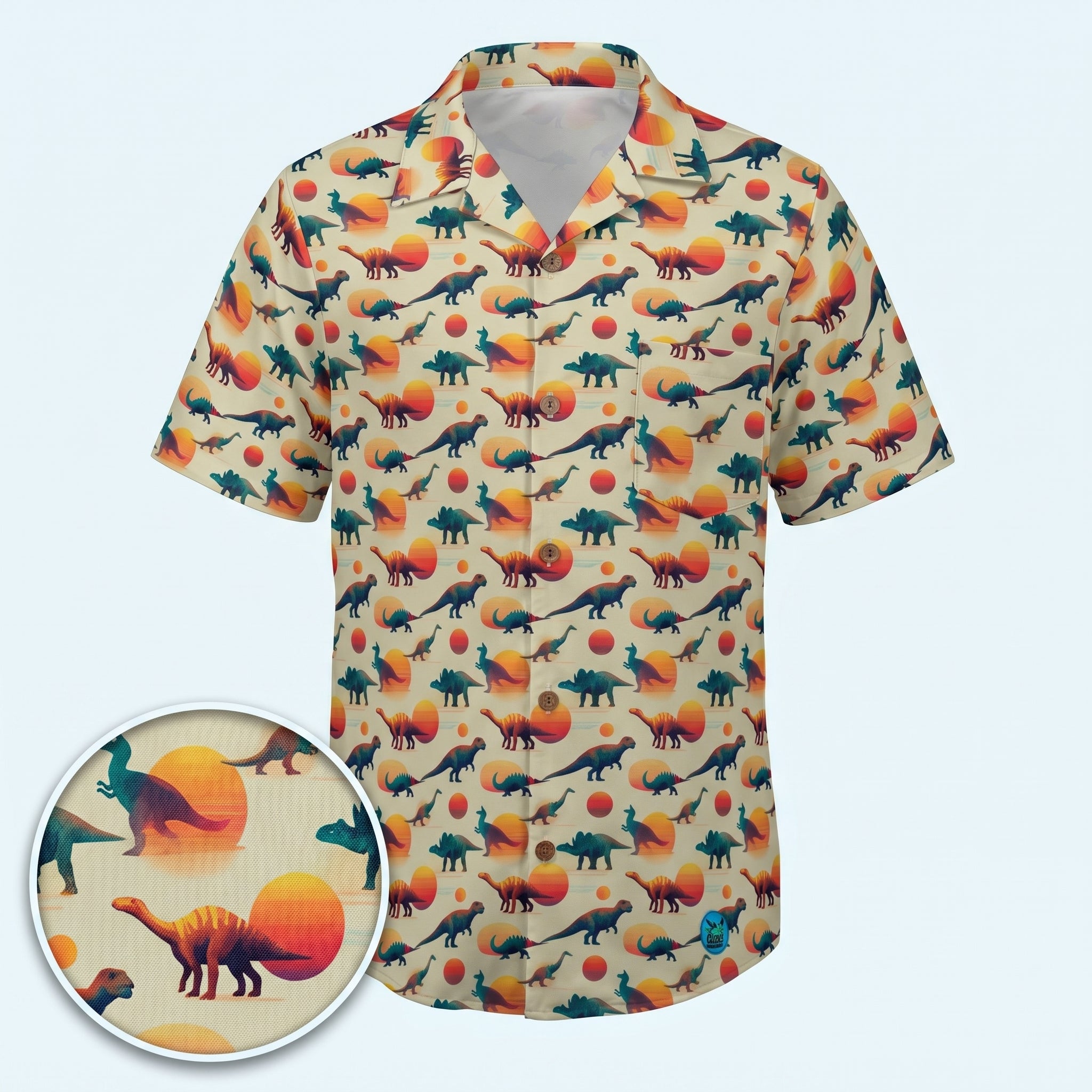 Mesozoic Mule Hawaiian Shirt (Oversized Classic)