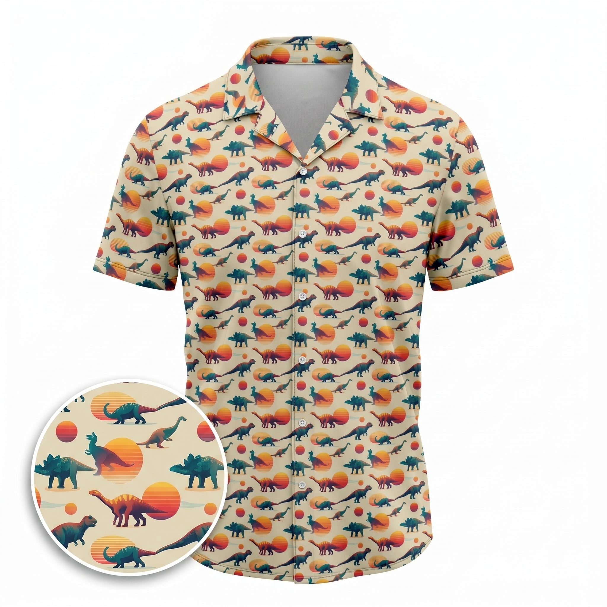Mesozoic Mule Hawaiian Shirt (Classic Silk-Finish)
