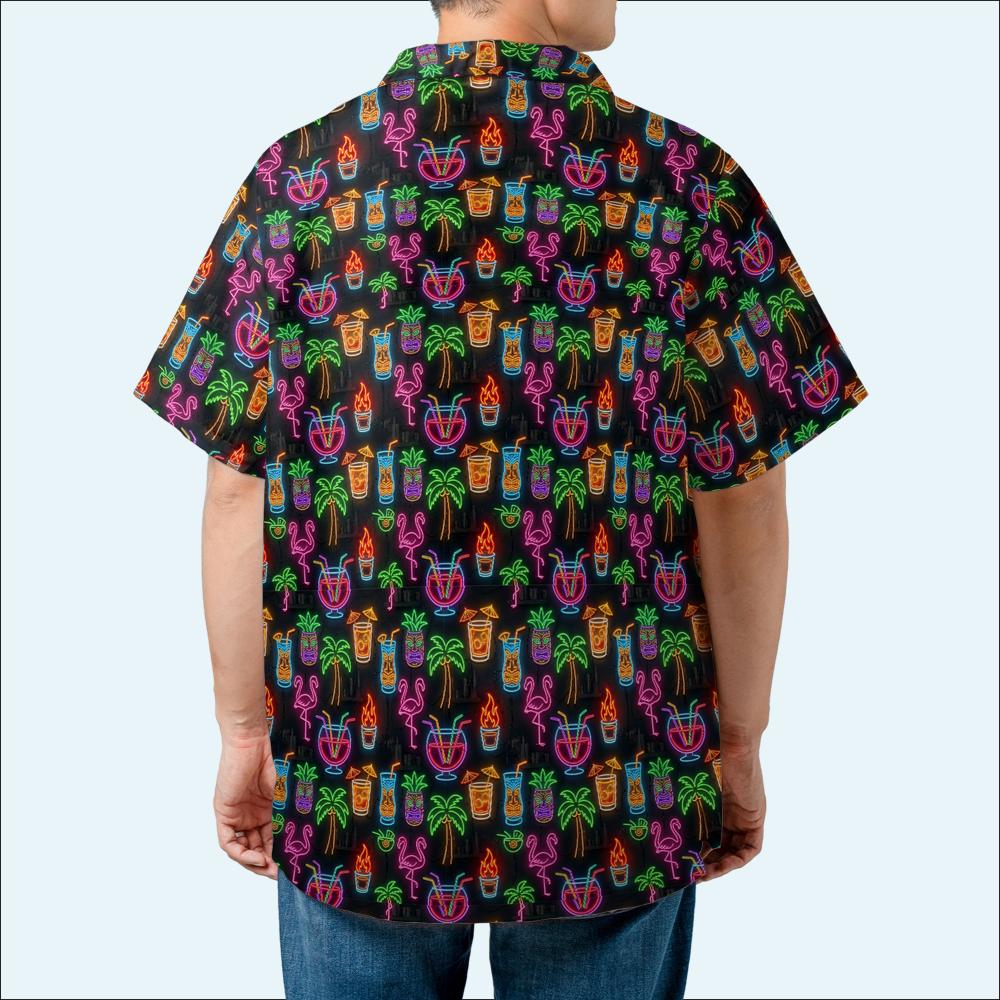 Midnight Tiki-Tour Hawaiian Shirt (Oversized Classic)