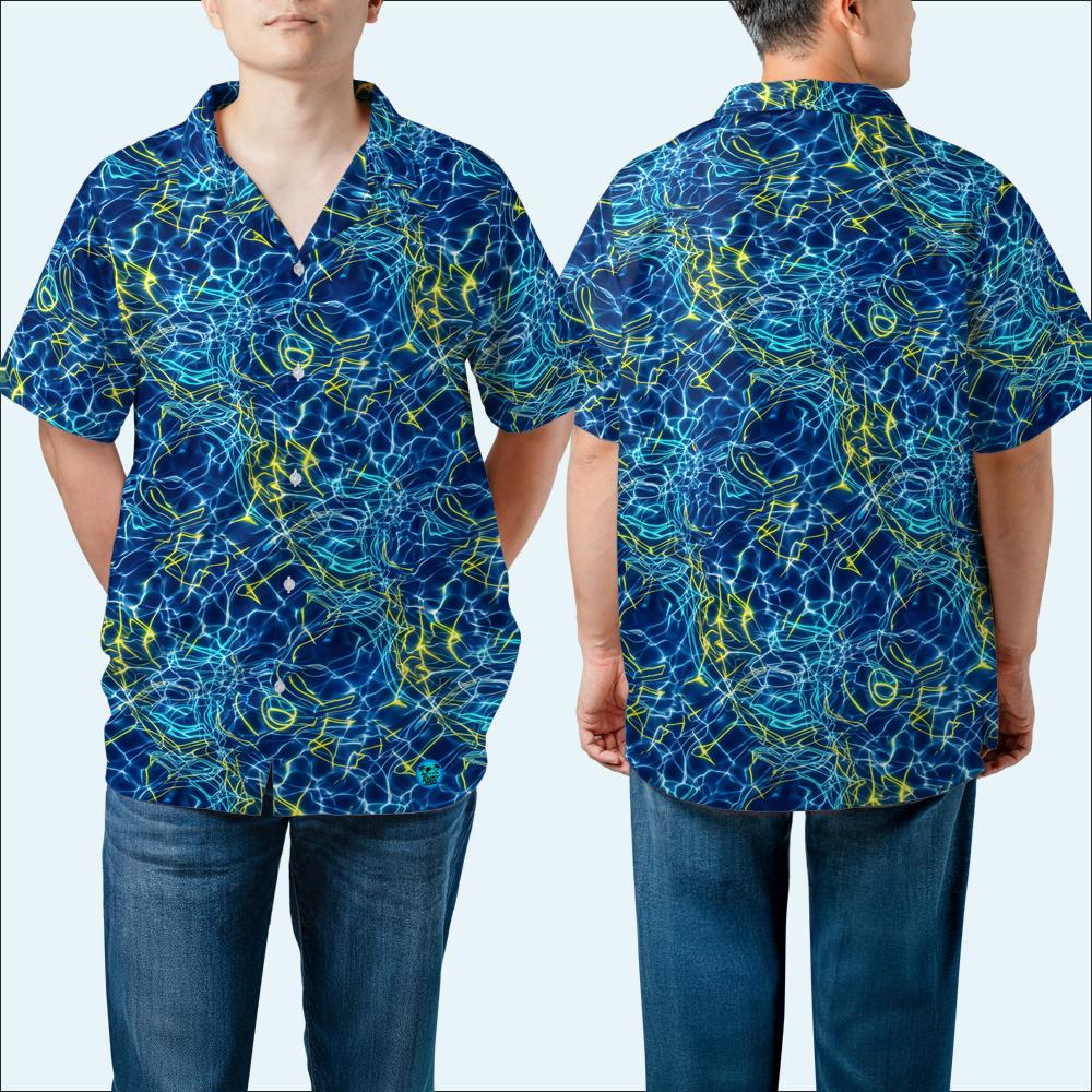 Afterglow Poolside Hawaiian Shirt (Oversized Classic)
