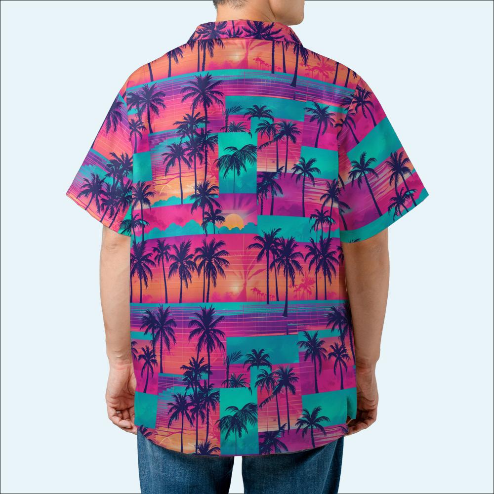 The Vapor-Wave Hawaiian Shirt (Oversized Classic)