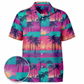 The Vapor-Wave Hawaiian Shirt (Premium Modern Fit)