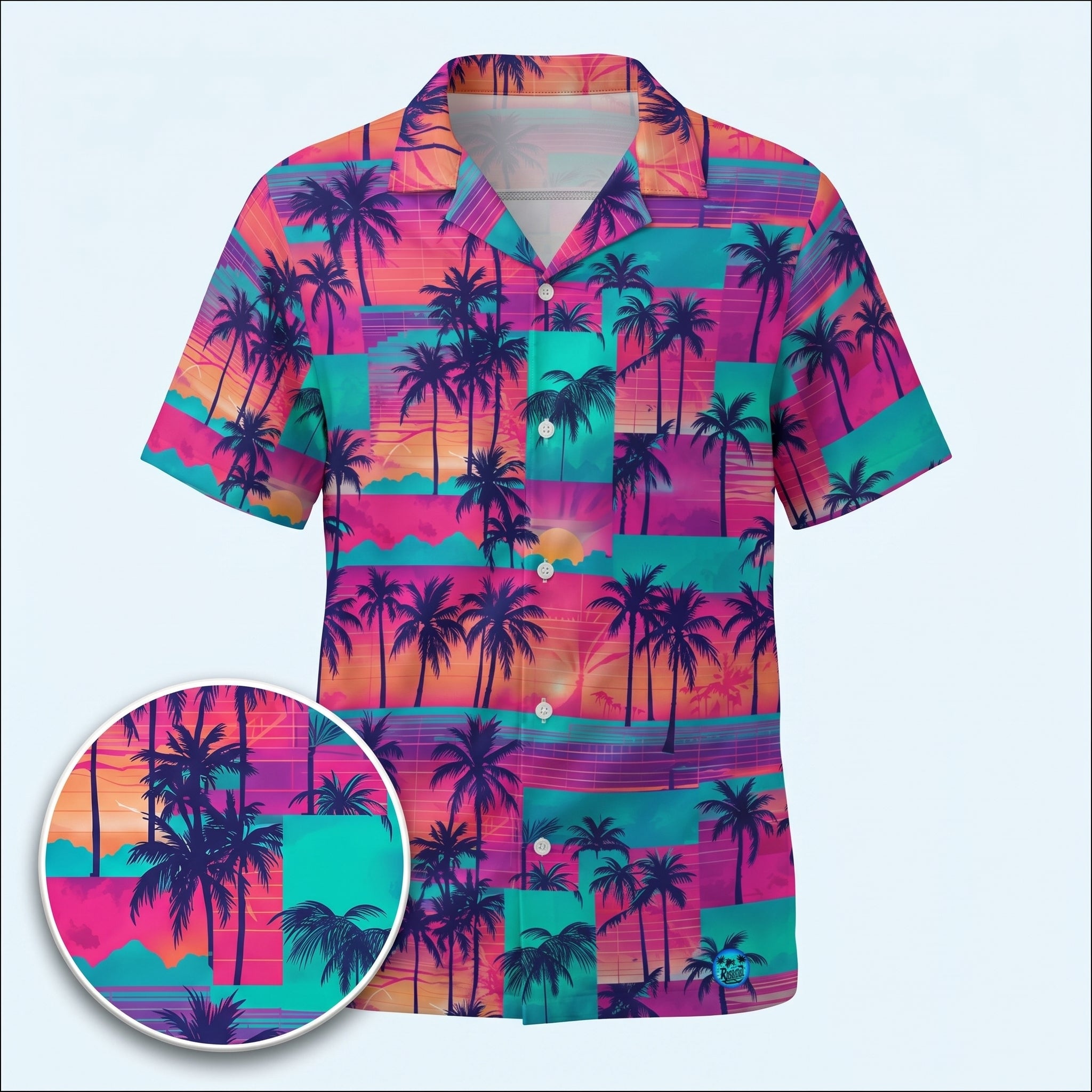 The Vapor-Wave Hawaiian Shirt (Oversized Classic)
