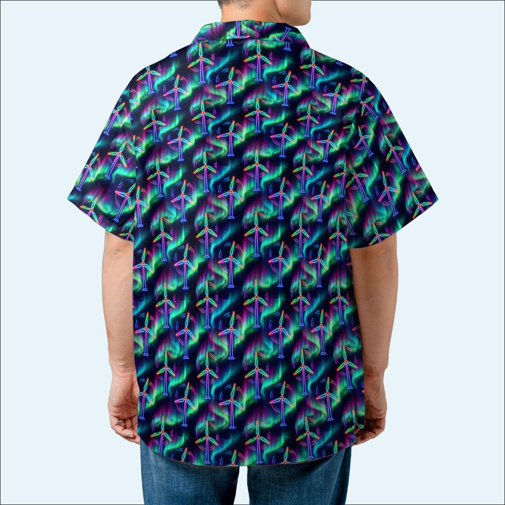 Midnight Surge Hawaiian Shirt (Oversized Classic)