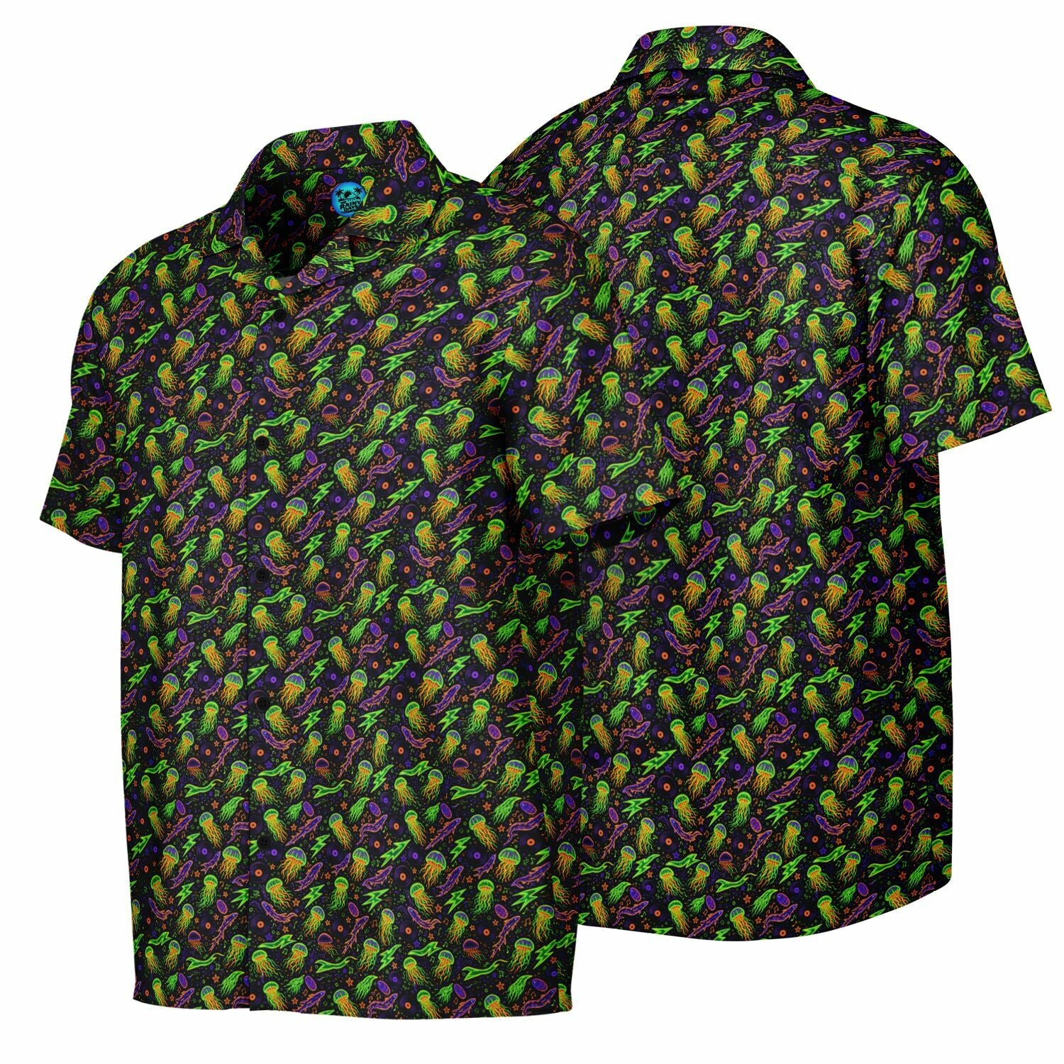 Electric Abyss Hawaiian Shirt (Premium Modern Fit)